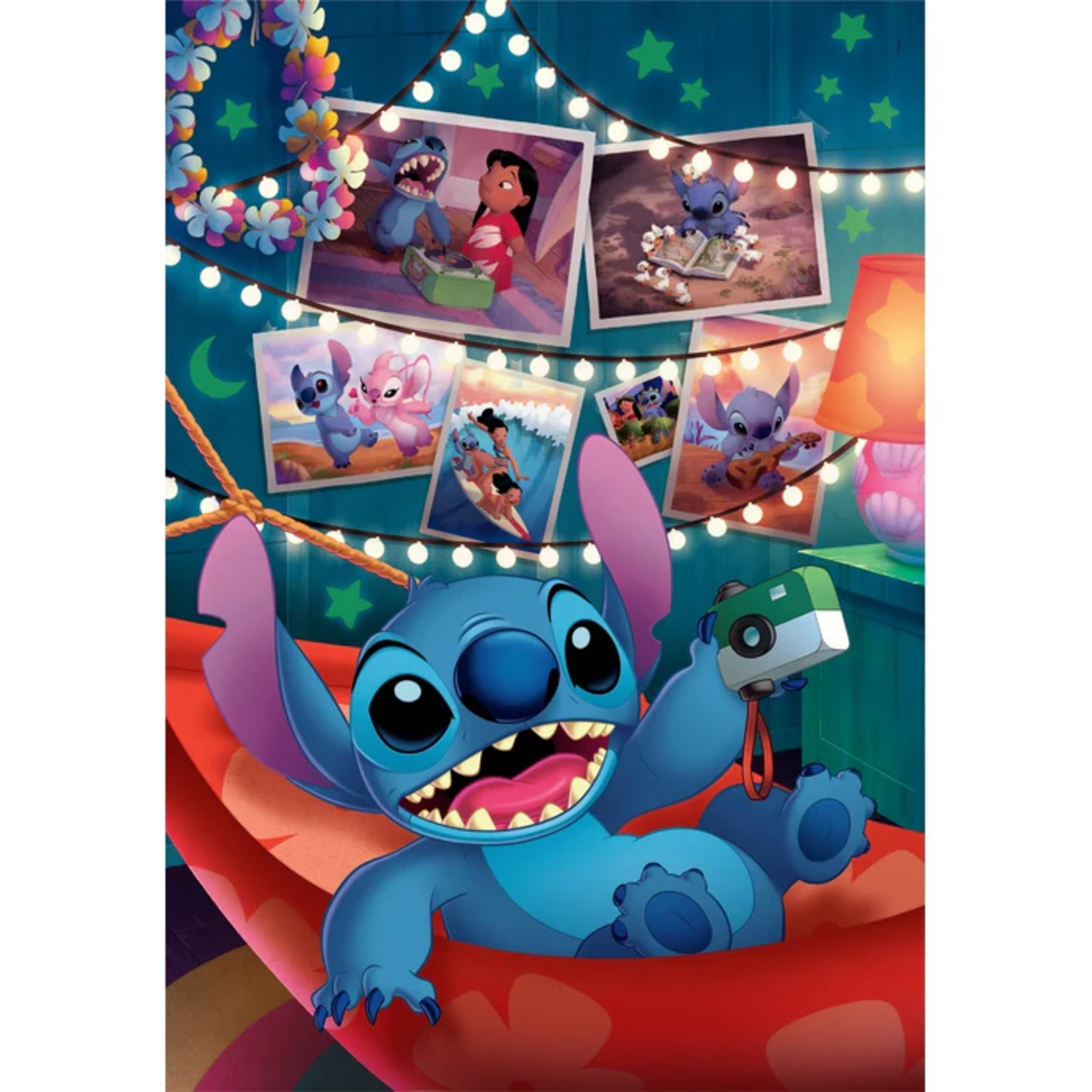 Puzzle clementoni disney stitch 1000 pezzi per adulti - 70x50 cm - Disney Stitch