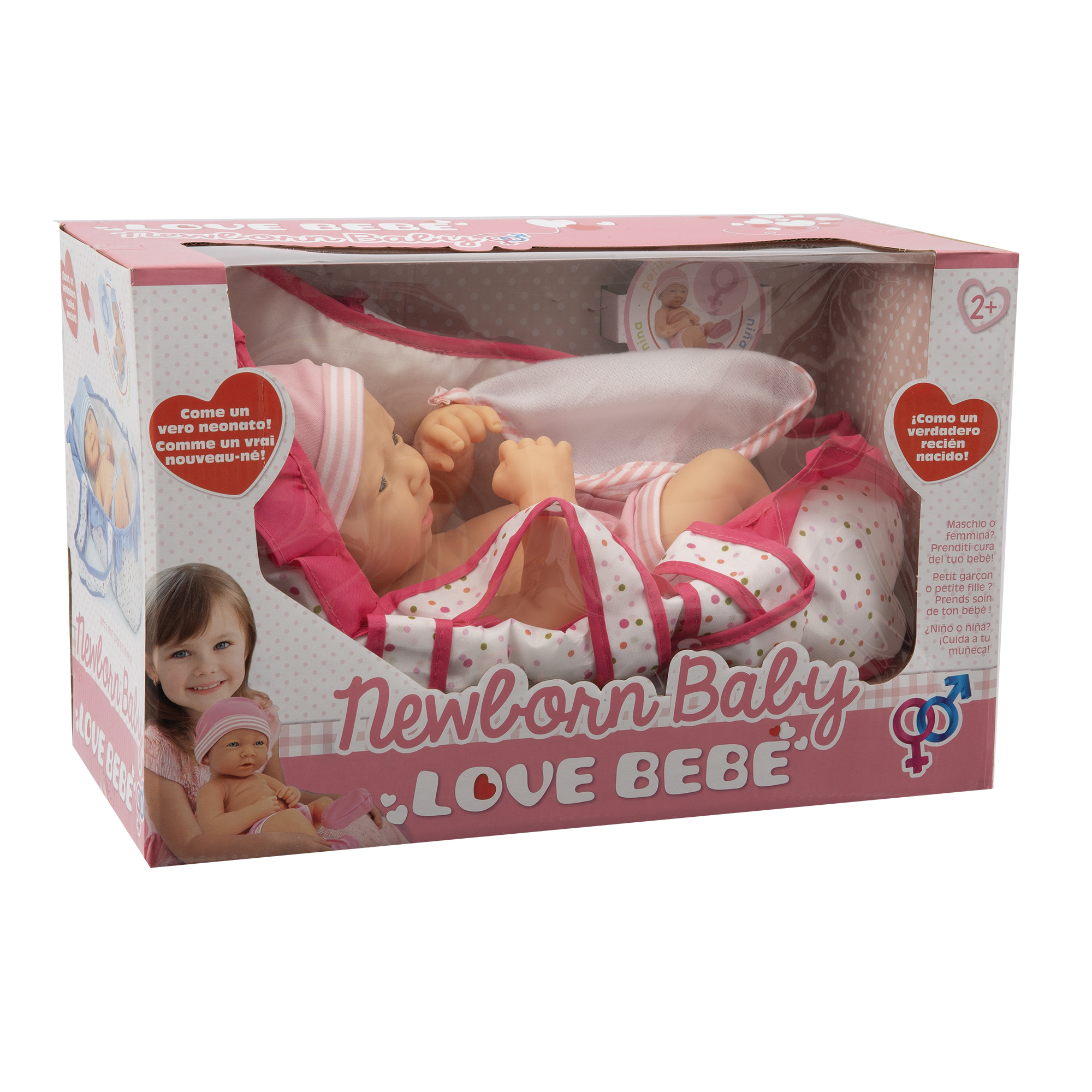 Bambola newborn baby - LOVE BEBE'