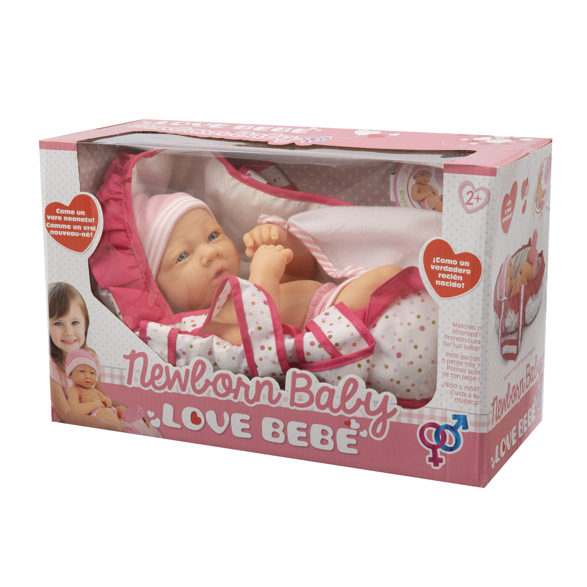 Bambola newborn baby - LOVE BEBE'