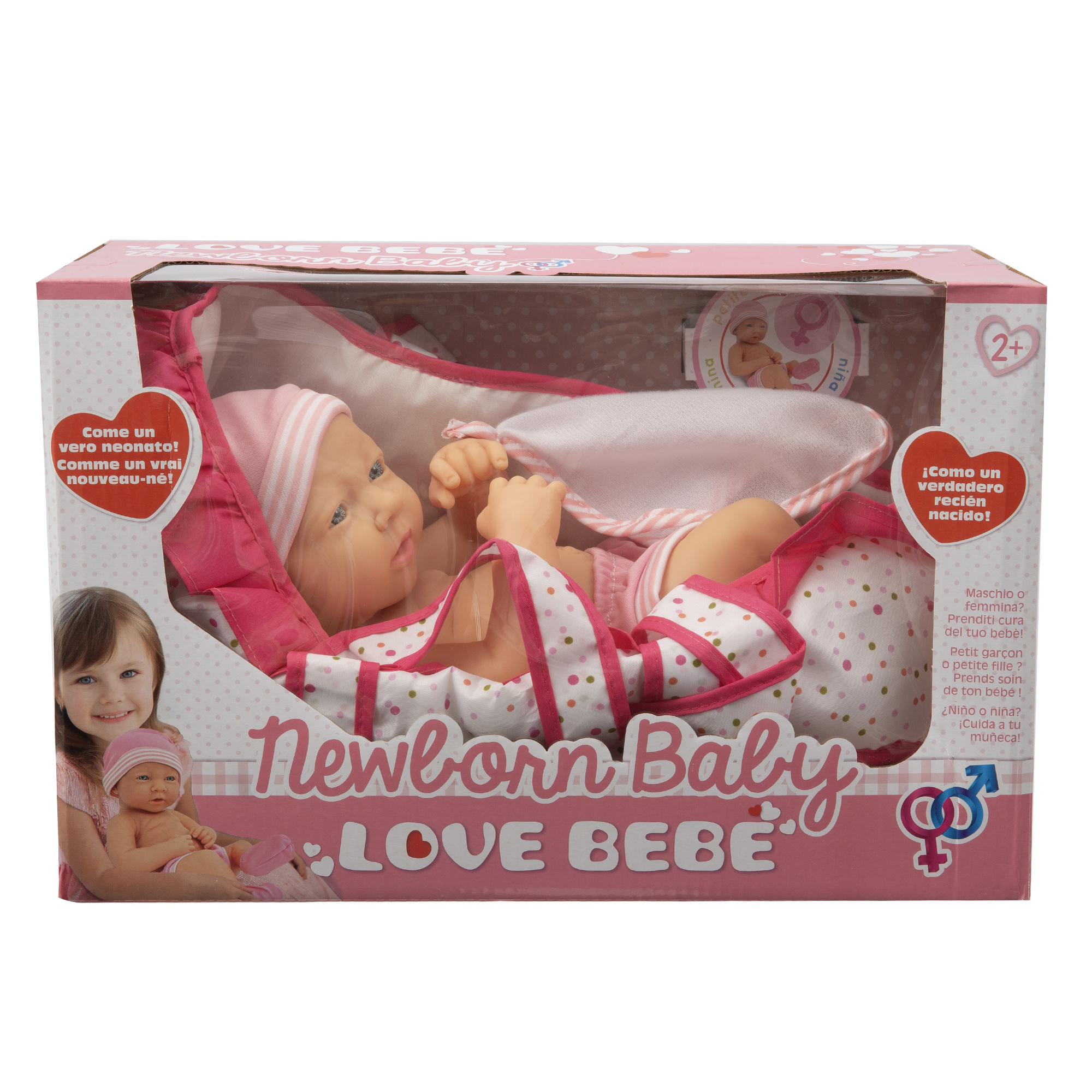 Bambola newborn baby - LOVE BEBE'