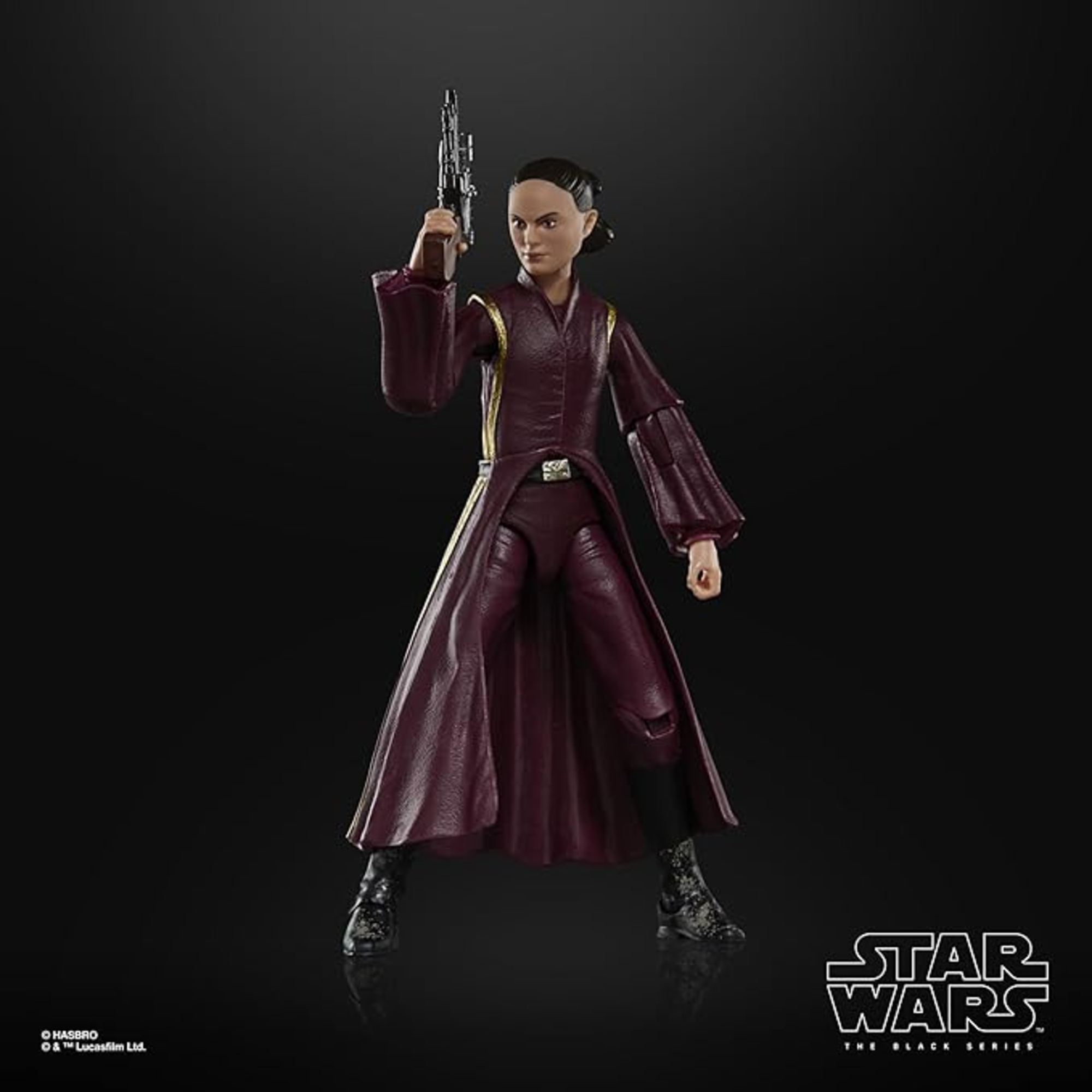 Action figure hasbro star wars the black series padmé amidala 15 cm, collezionabile per adulti - Star Wars