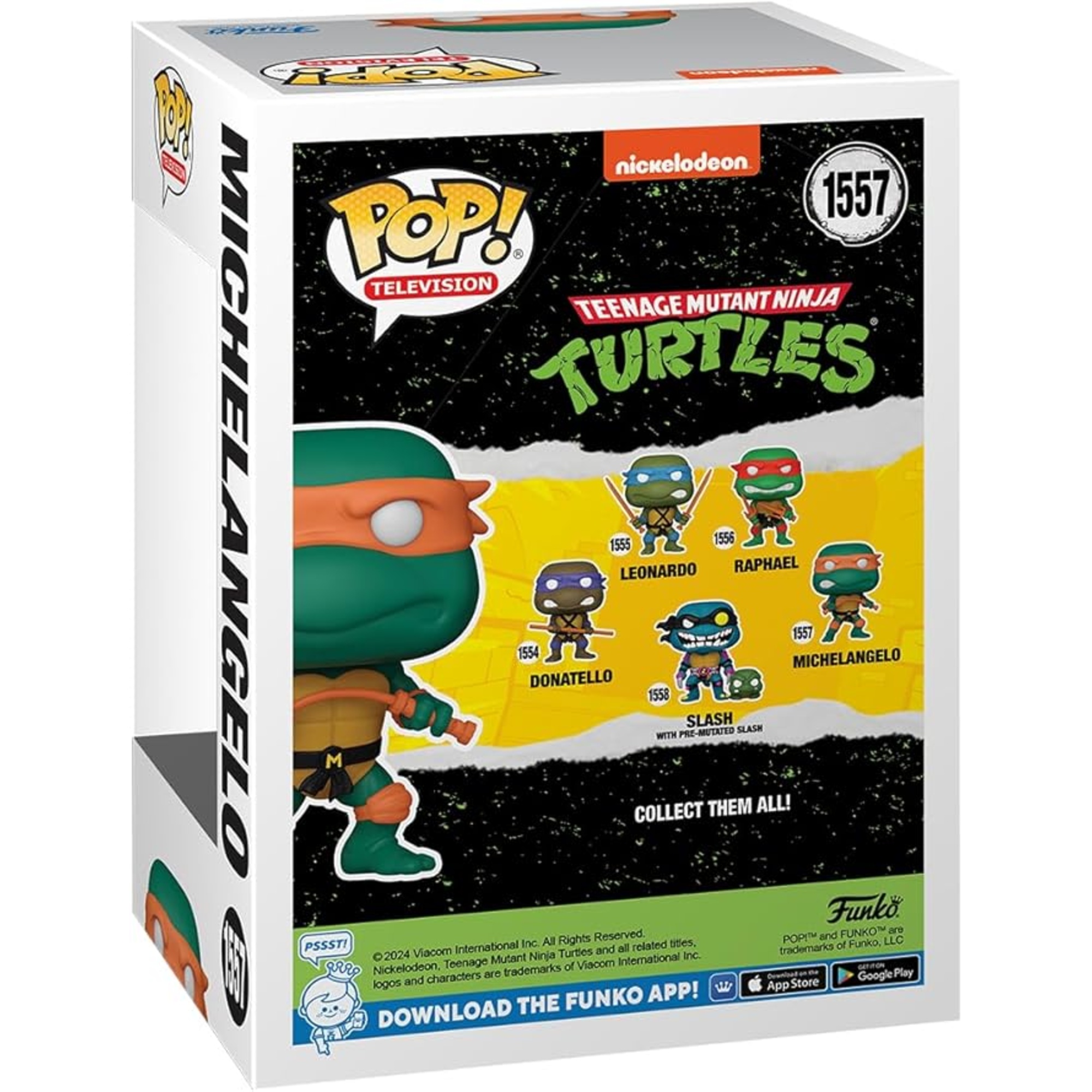 Funko pop - ninja turtles - michelangelo - 1557 - TURTLES NINJA