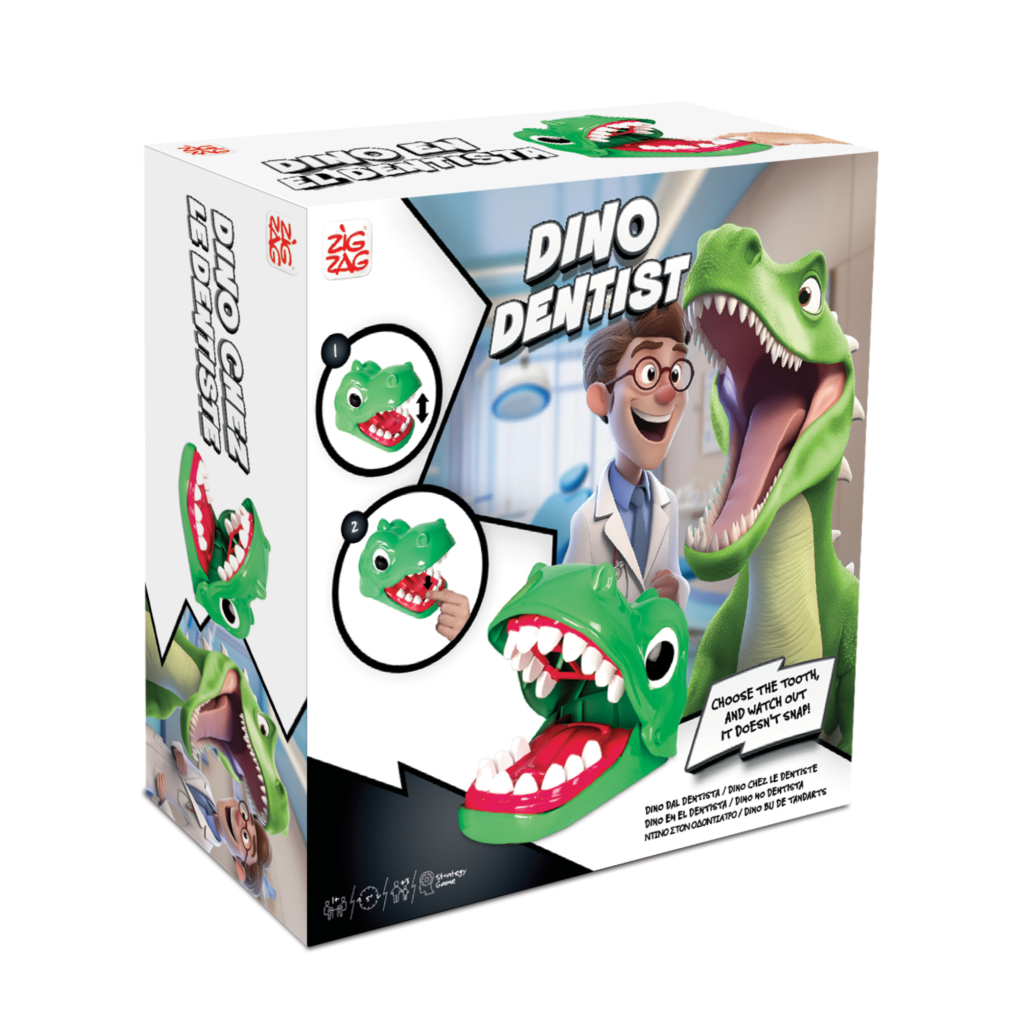 Dino dal dentista - sfida per tutta la famiglia - zig zag - ZIG ZAG