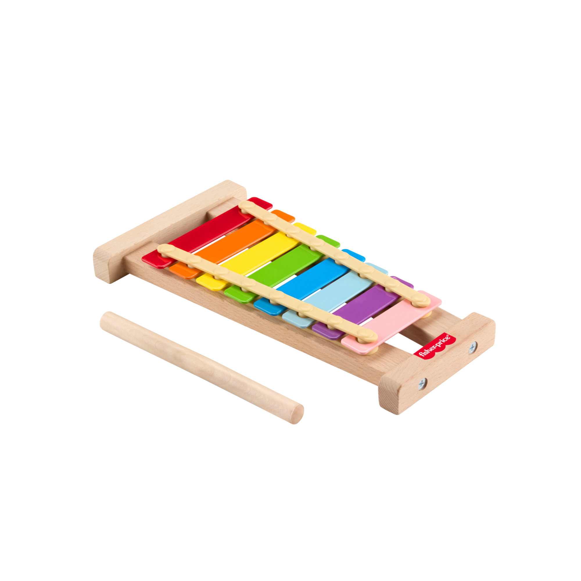 Xilofono in legno - set musicale xilofono e martelletto - fisher-price wood - FISHER-PRICE