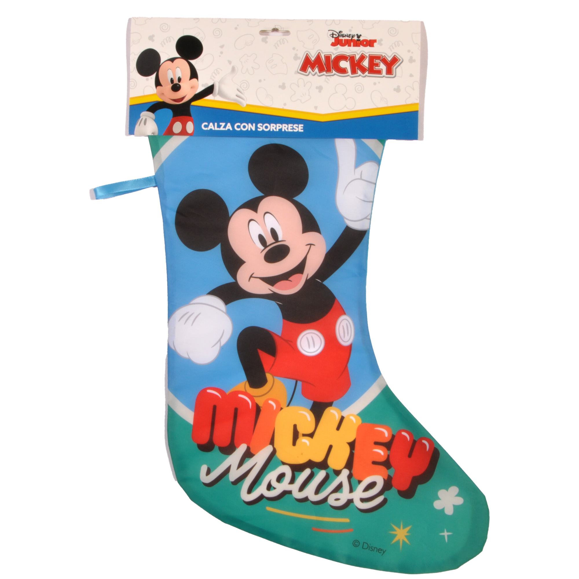 Calza della befana mickey mouse con sorprese a tema - Mickey Mouse