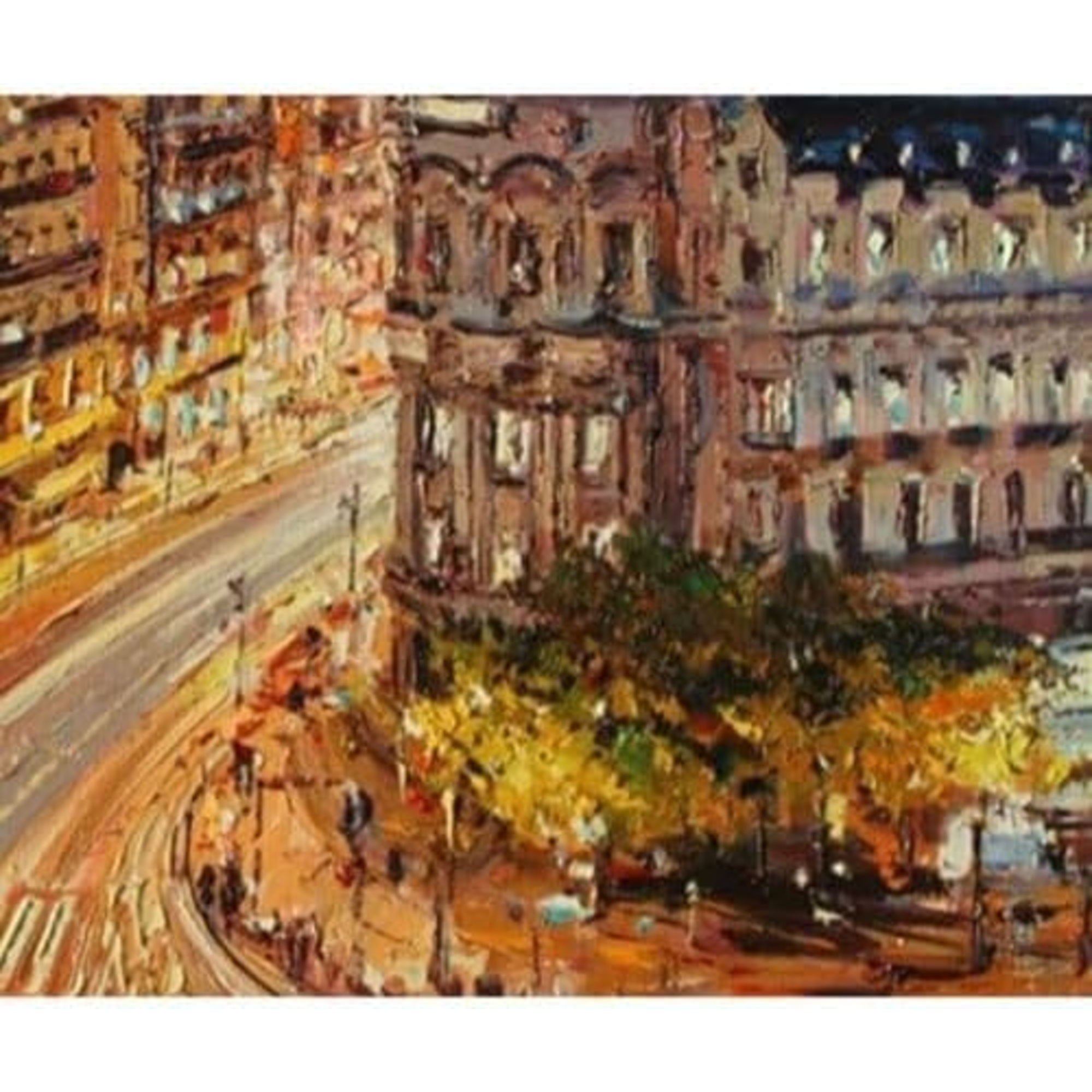 Puzzle 1000 pezzi madrid gran via - puzzle ravensburger per adulti - RAVENSBURGER