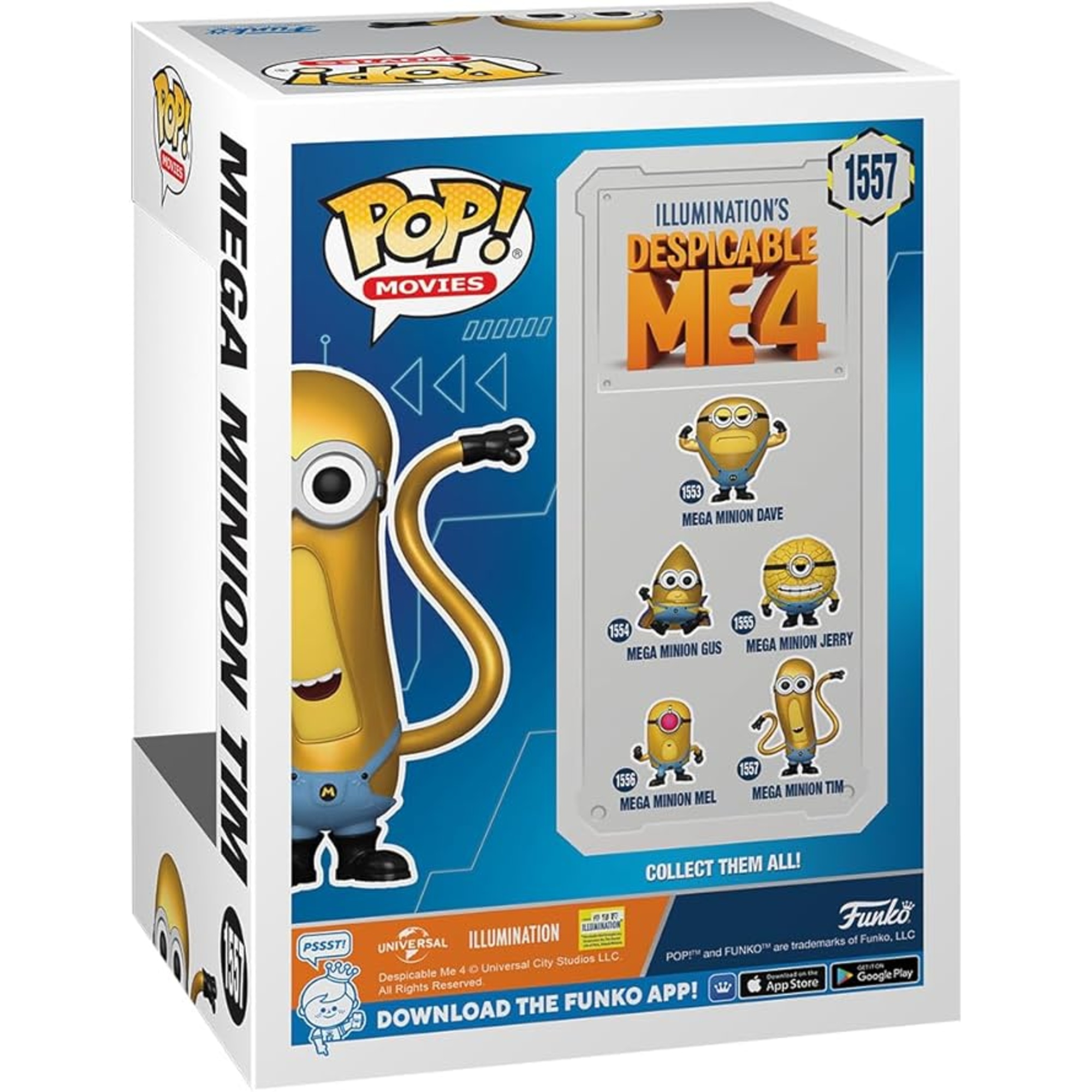 Funko pop - minions - 4 mega tim - 1557 - MINIONS