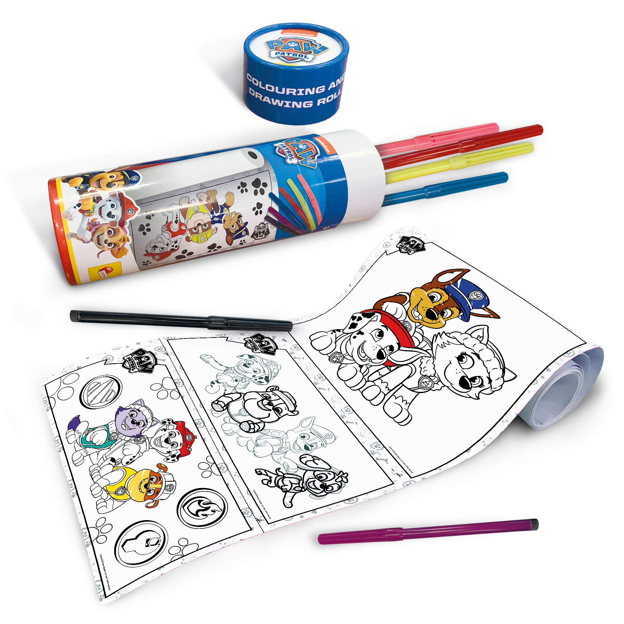 Rotolo per disegnare e colorare - paw patrol - Paw Patrol