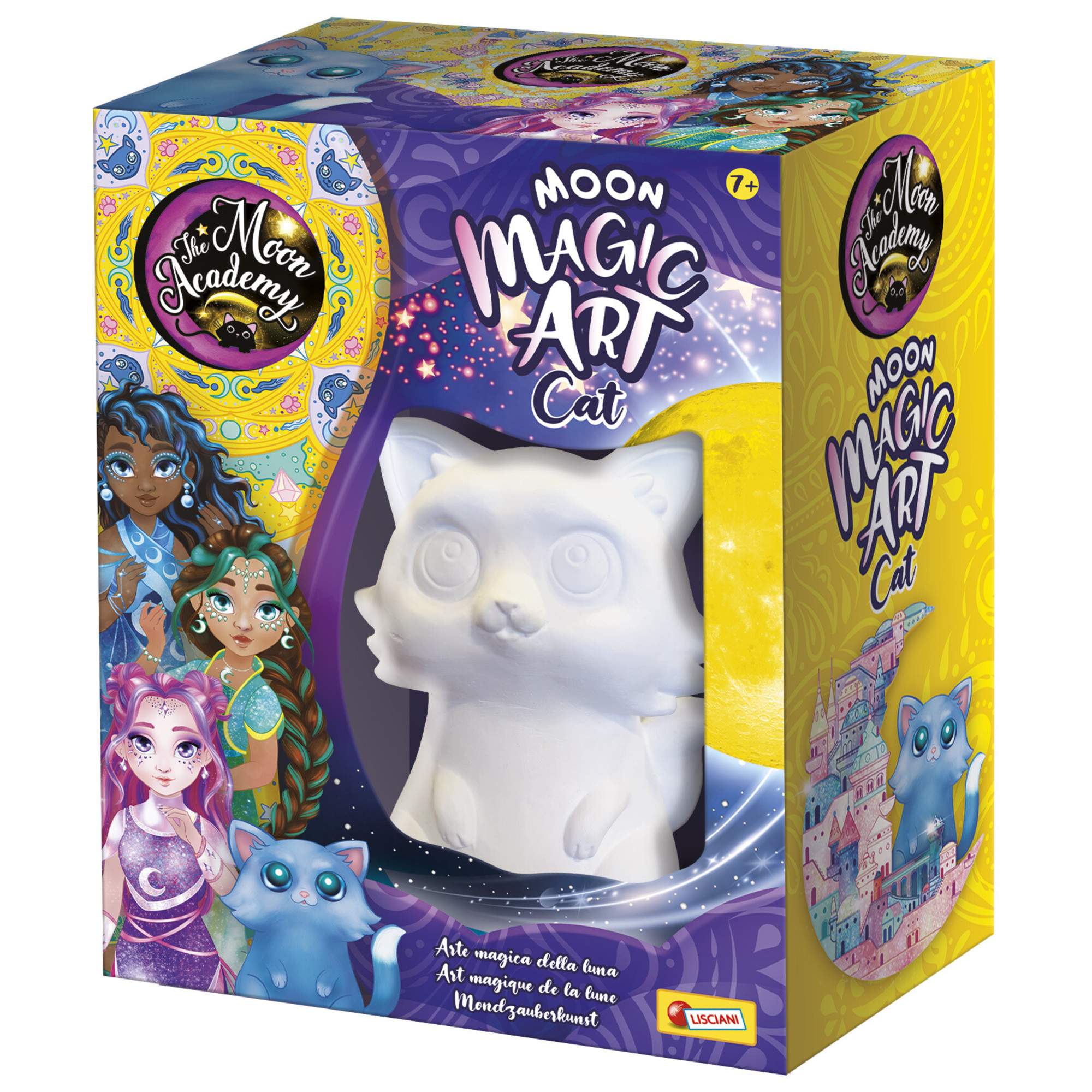 Moon magic art cat - set creativo per bambini  -  the moon academy - lisciani - LISCIANI