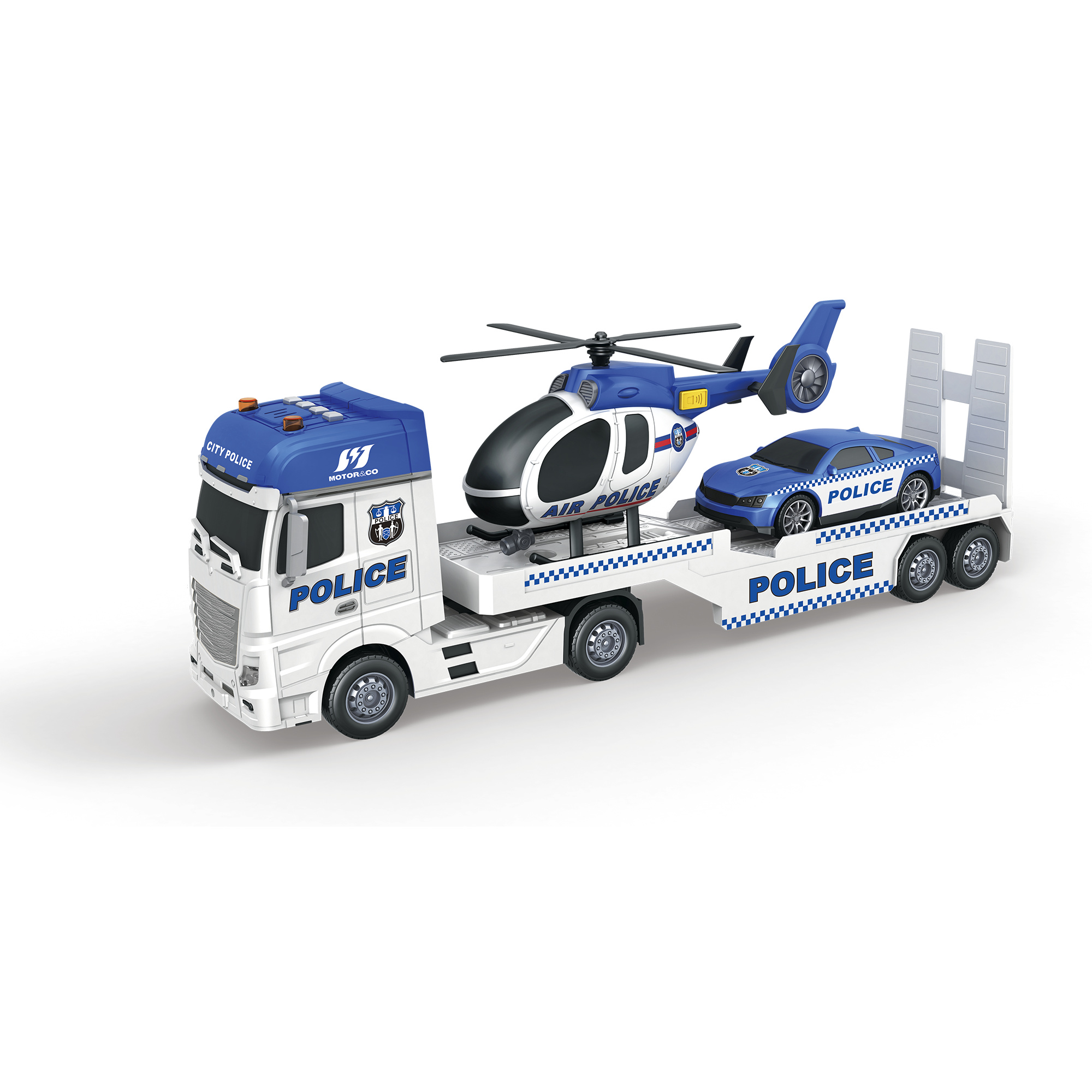 Camion vigili del fuoco - unità di polizia - assortito - motor & co - 