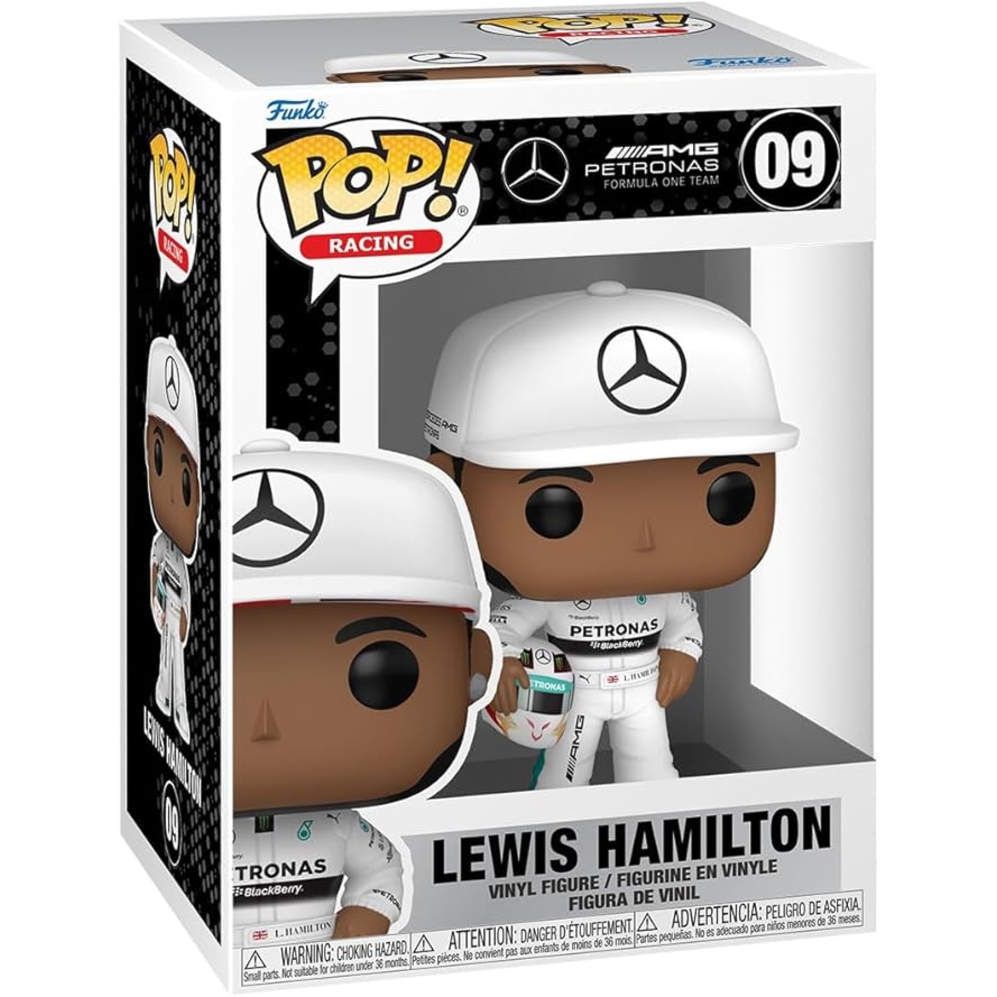 Funko pop - formula 1 - mercedes lewis hamilton - 09 - Funko