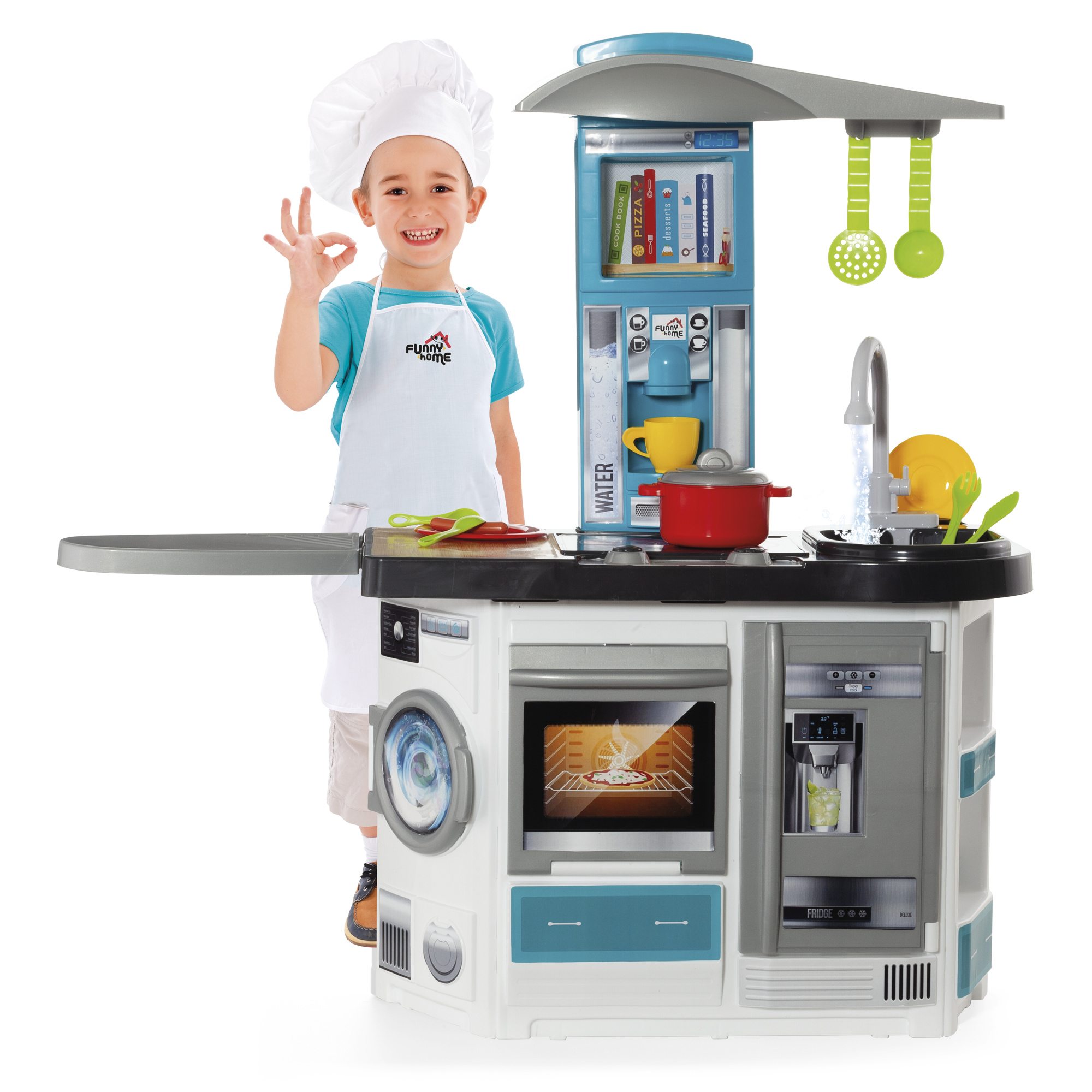 Cucina giocattolo con rubinetto funzionante e 13 accessori – funny home - FUNNY HOME