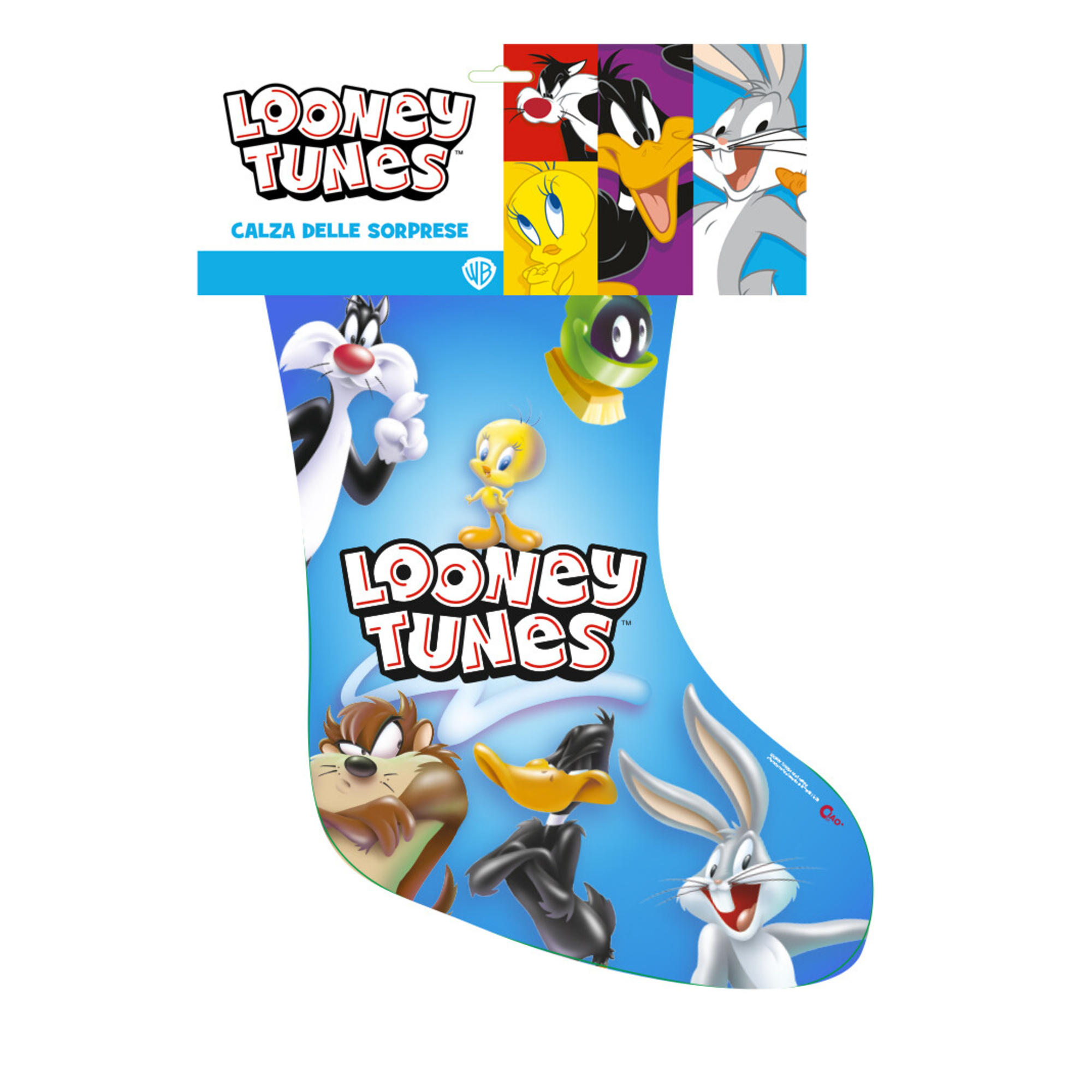 Calza della befana looney tunes con sorprese a tema - CIAO