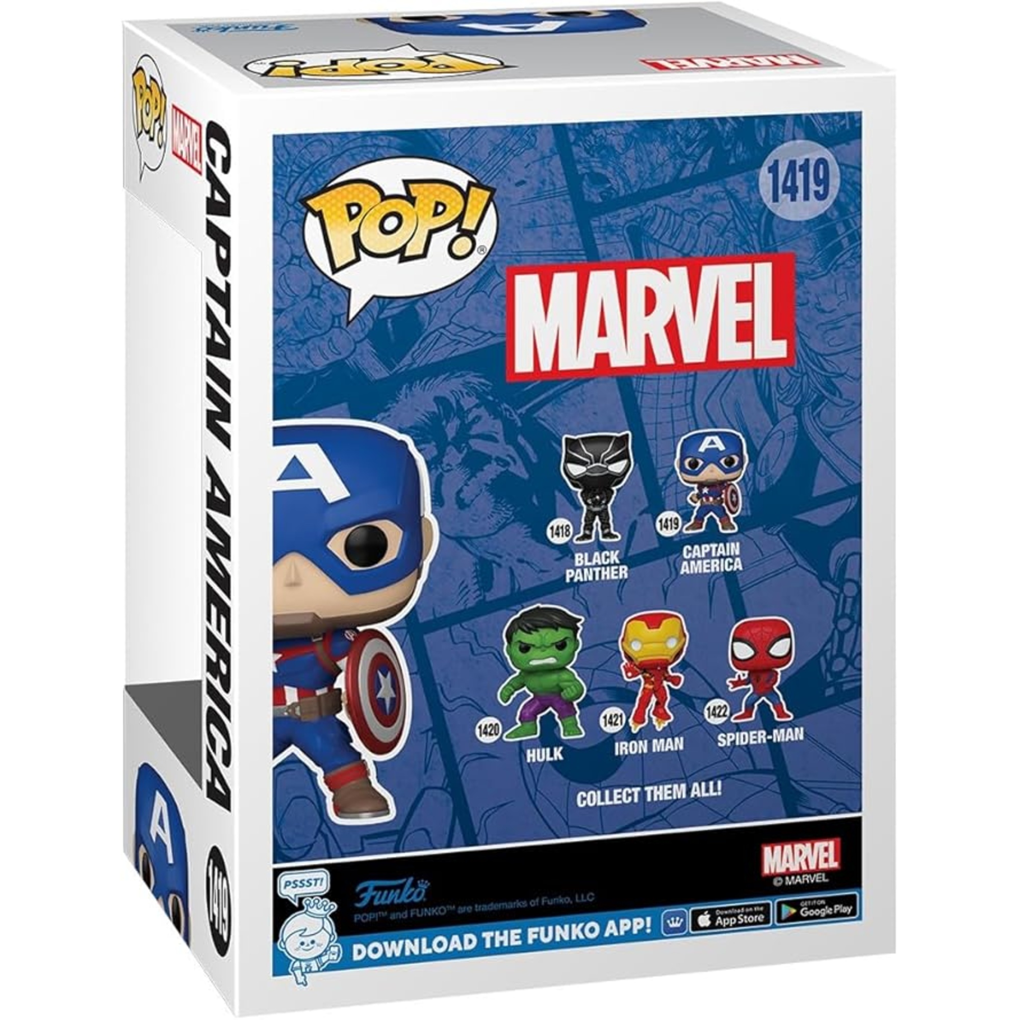Funko pop - marvel - avengers - captain america - 1419 - Avengers