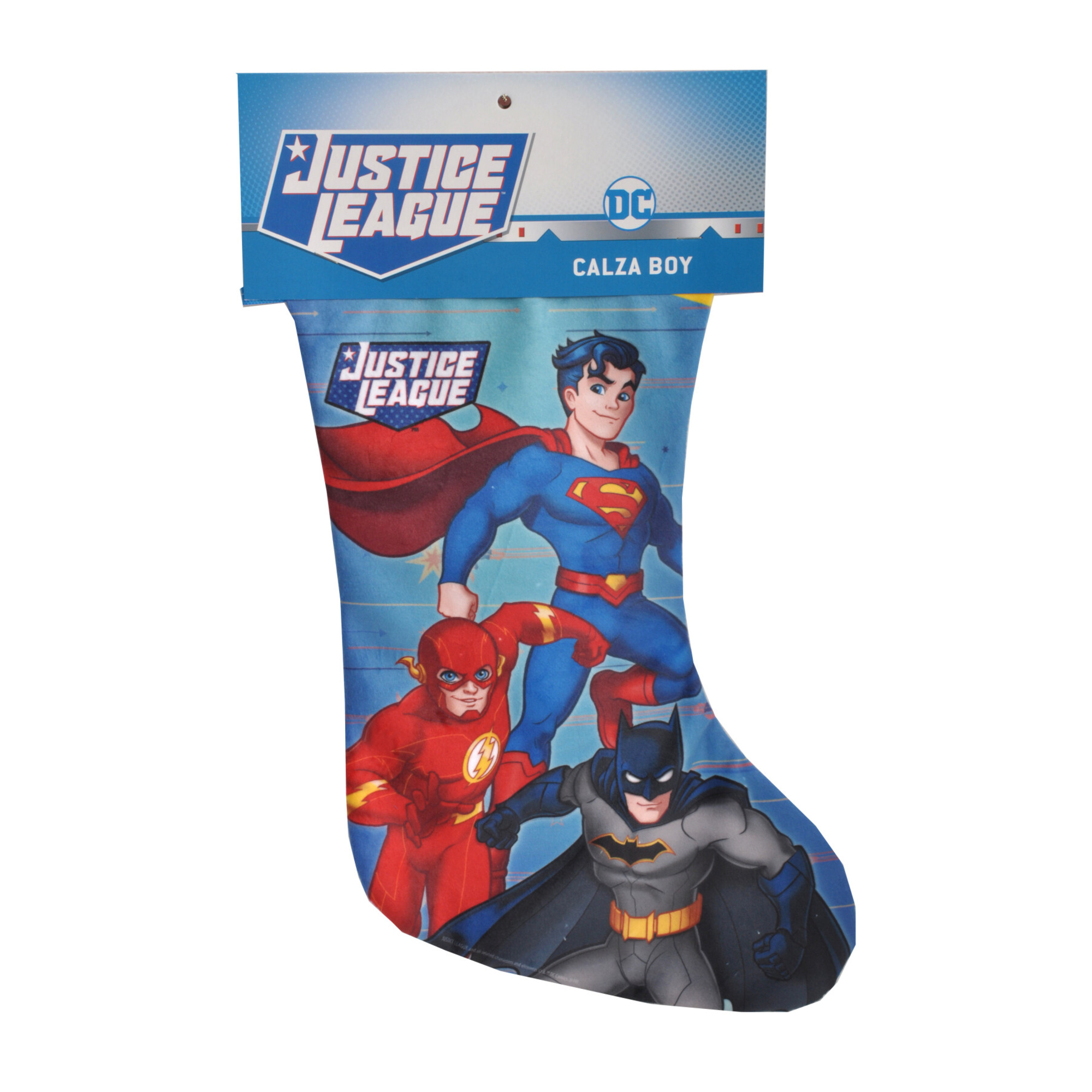 Calza della befana justice league con sorprese a tema - licenza ufficiale - DC COMICS