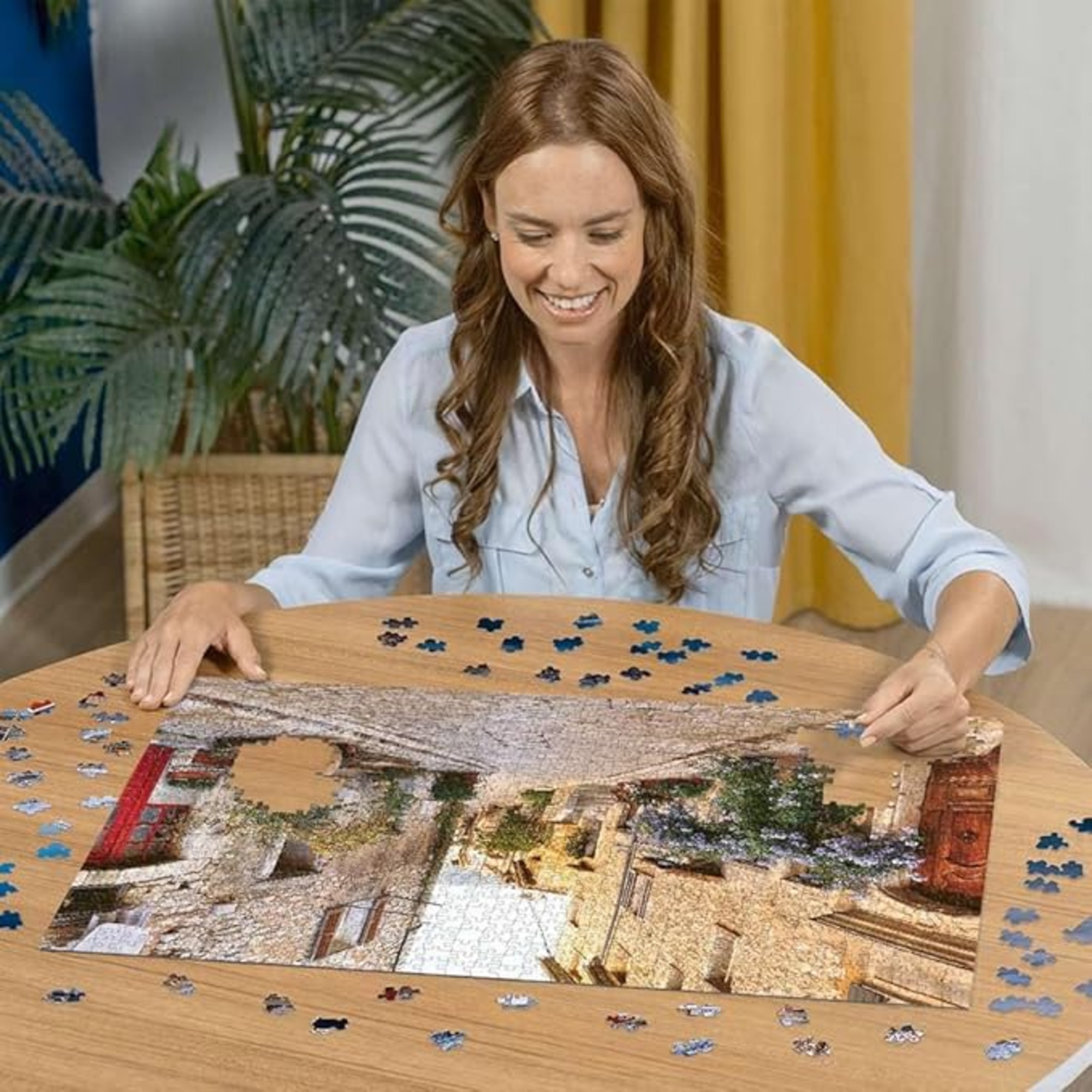 Puzzle 1000 pezzi mediterranean france - puzzle ravensburger per adulti - RAVENSBURGER