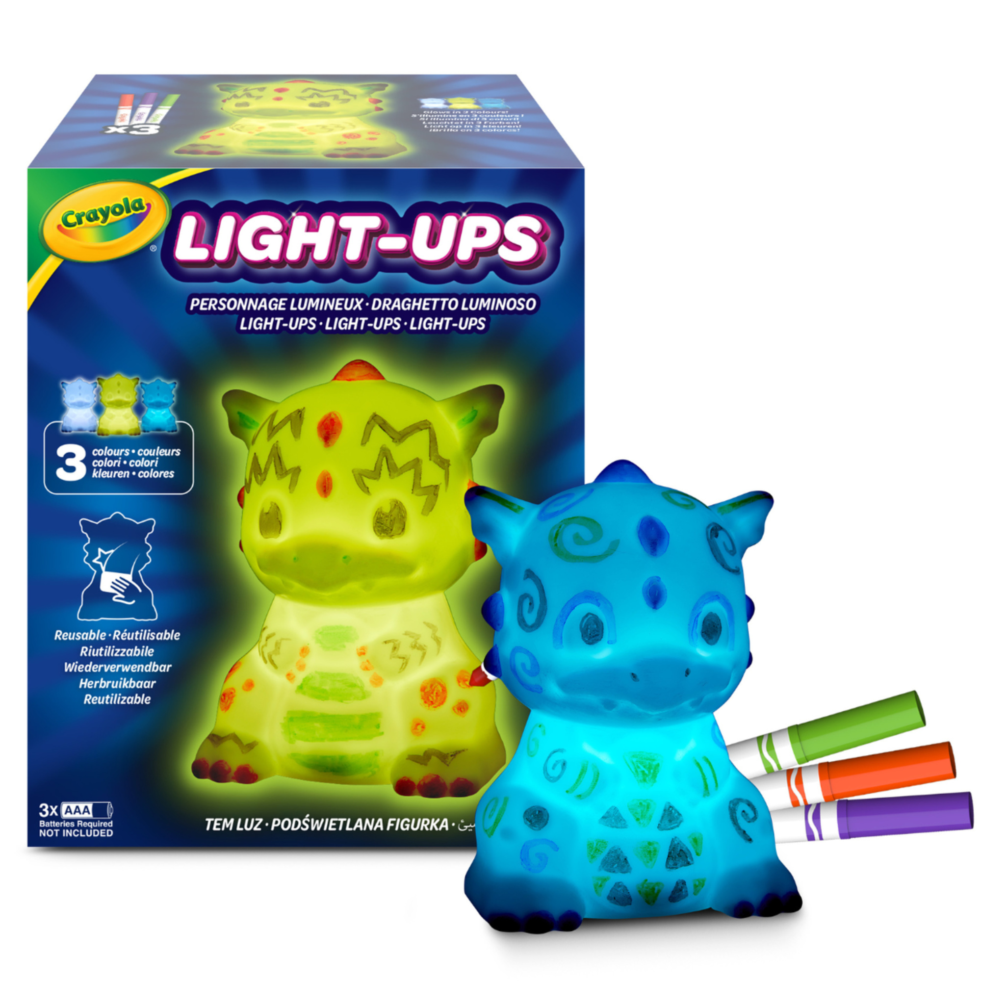 Crayola lampada luminosa - colorala e ricolorala come vuoi tu - CRAYOLA