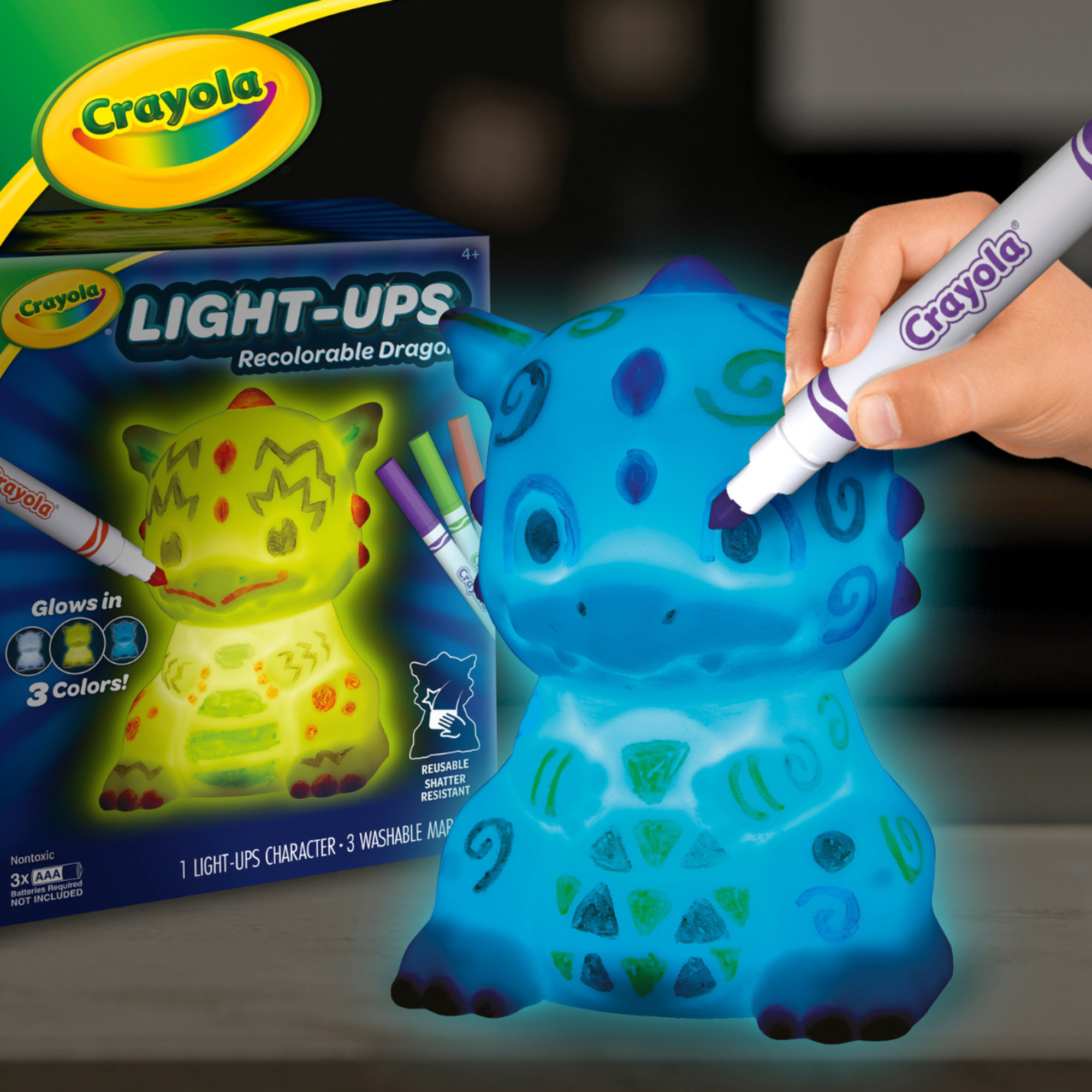 Crayola lampada luminosa - colorala e ricolorala come vuoi tu - CRAYOLA