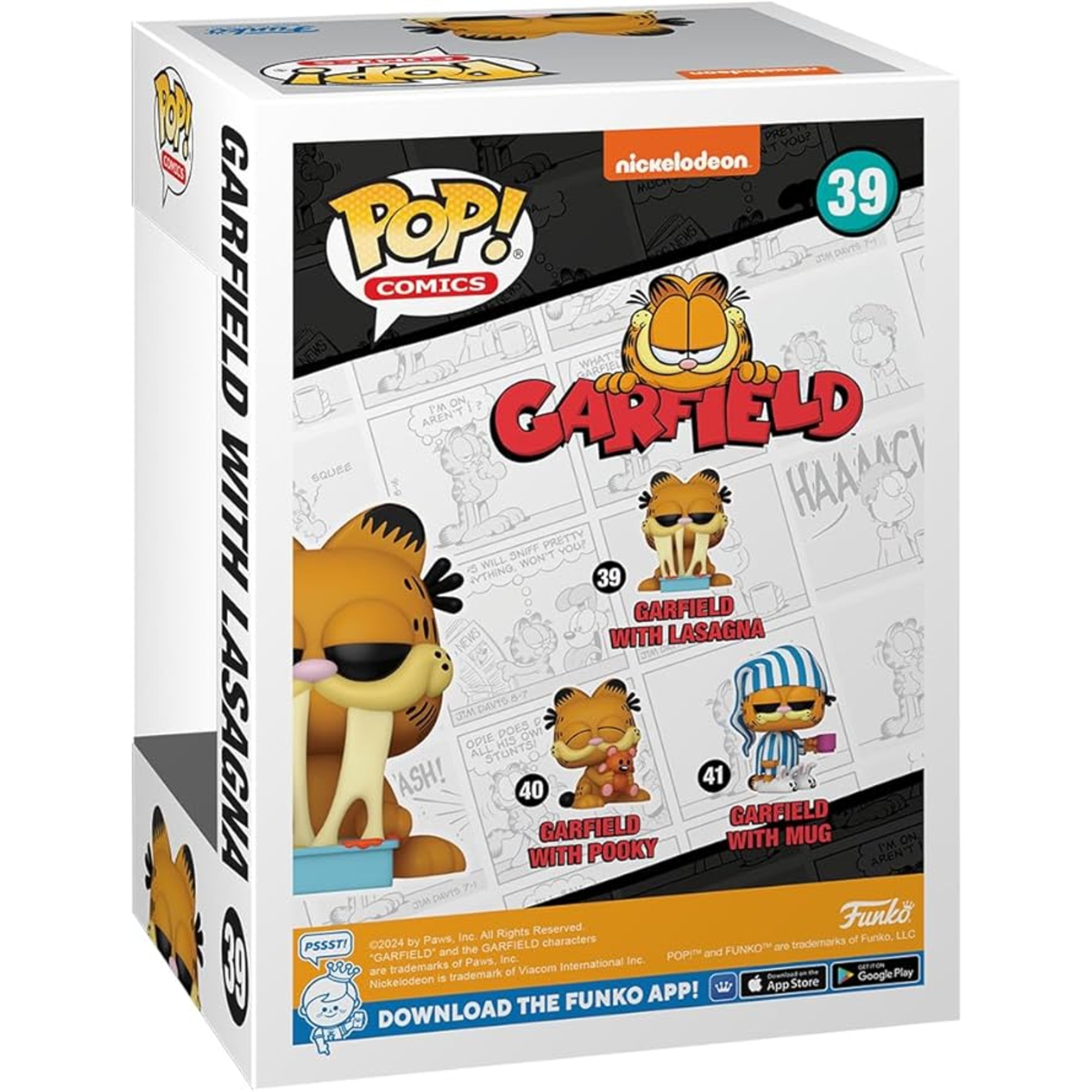 Funko pop - garfield - lasagna - 39 - FUNKO POP!