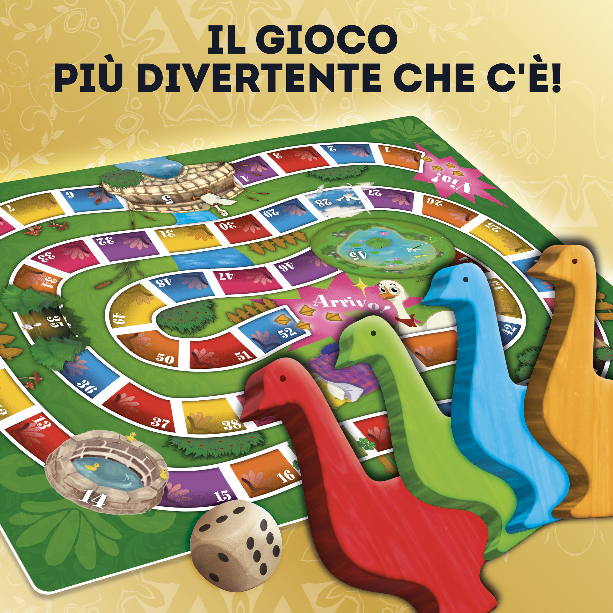 Gioco dell'oca classico - ludoteca per tutti  -  ludoteca- lisciani - LISCIANI