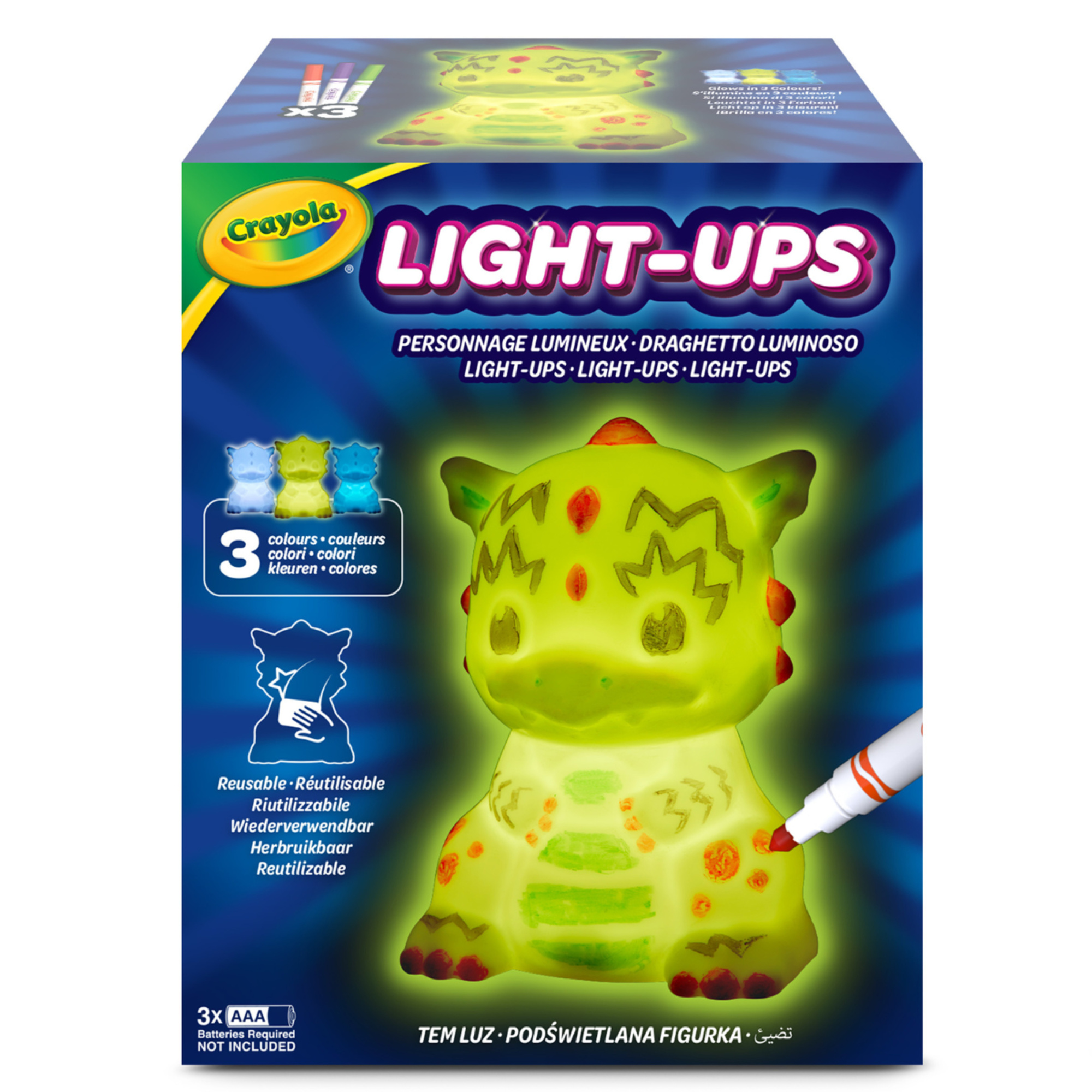 Crayola lampada luminosa - colorala e ricolorala come vuoi tu - CRAYOLA