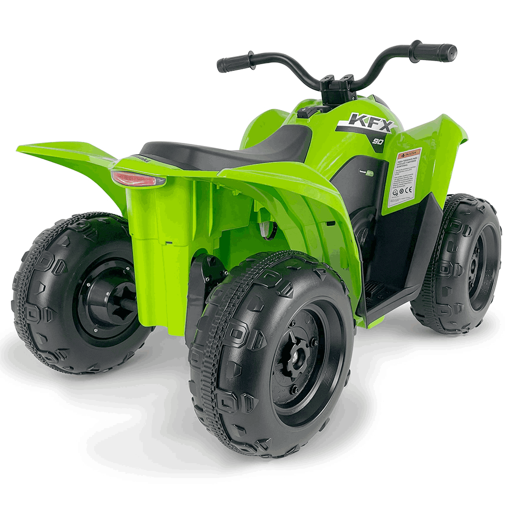 Kawasaki quad kfx90 - 12v - quad elettrico per bambini - velocità 5-6 km/h - SUN&SPORT