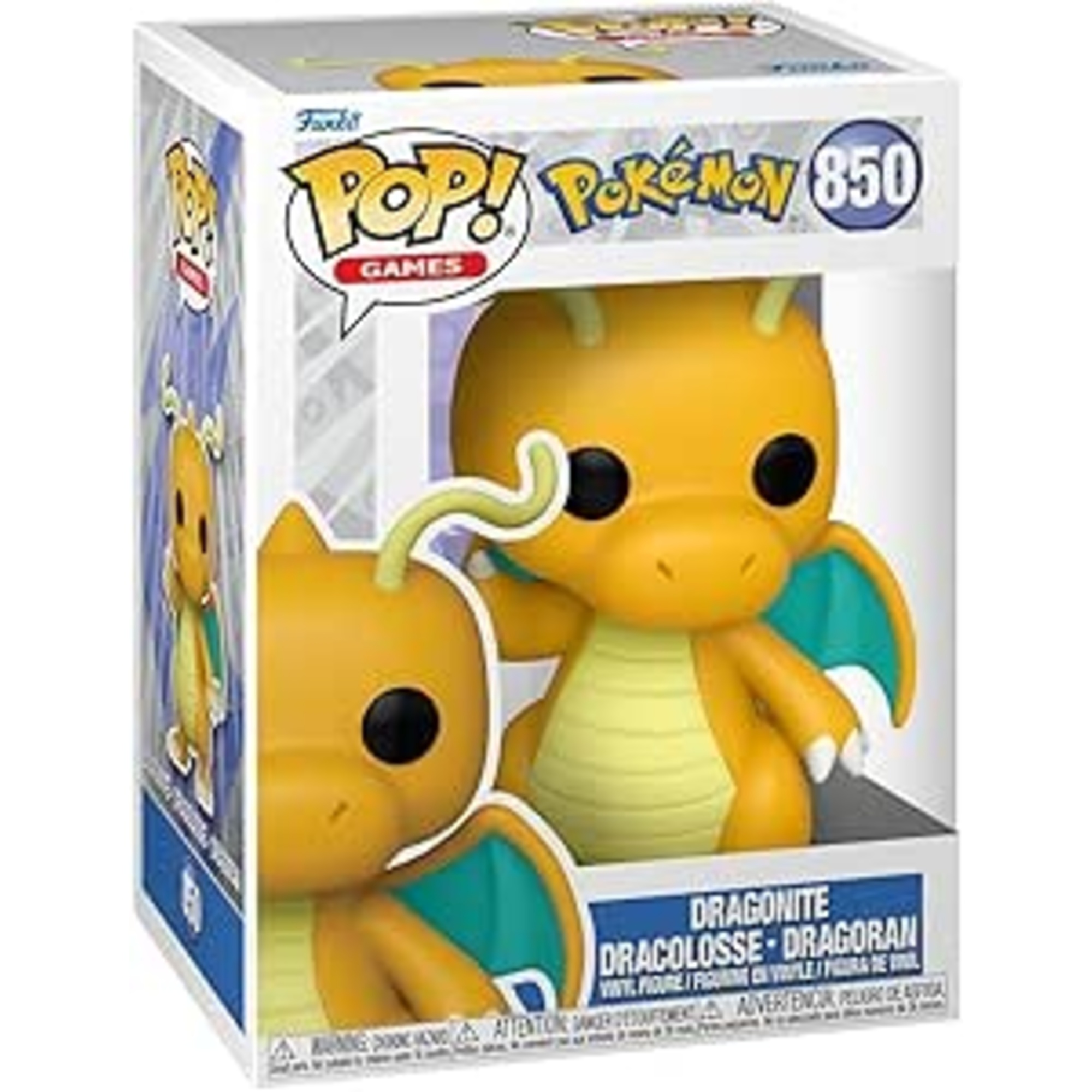 Funko pop - pokémon - dragonite - 850 - POKEMON