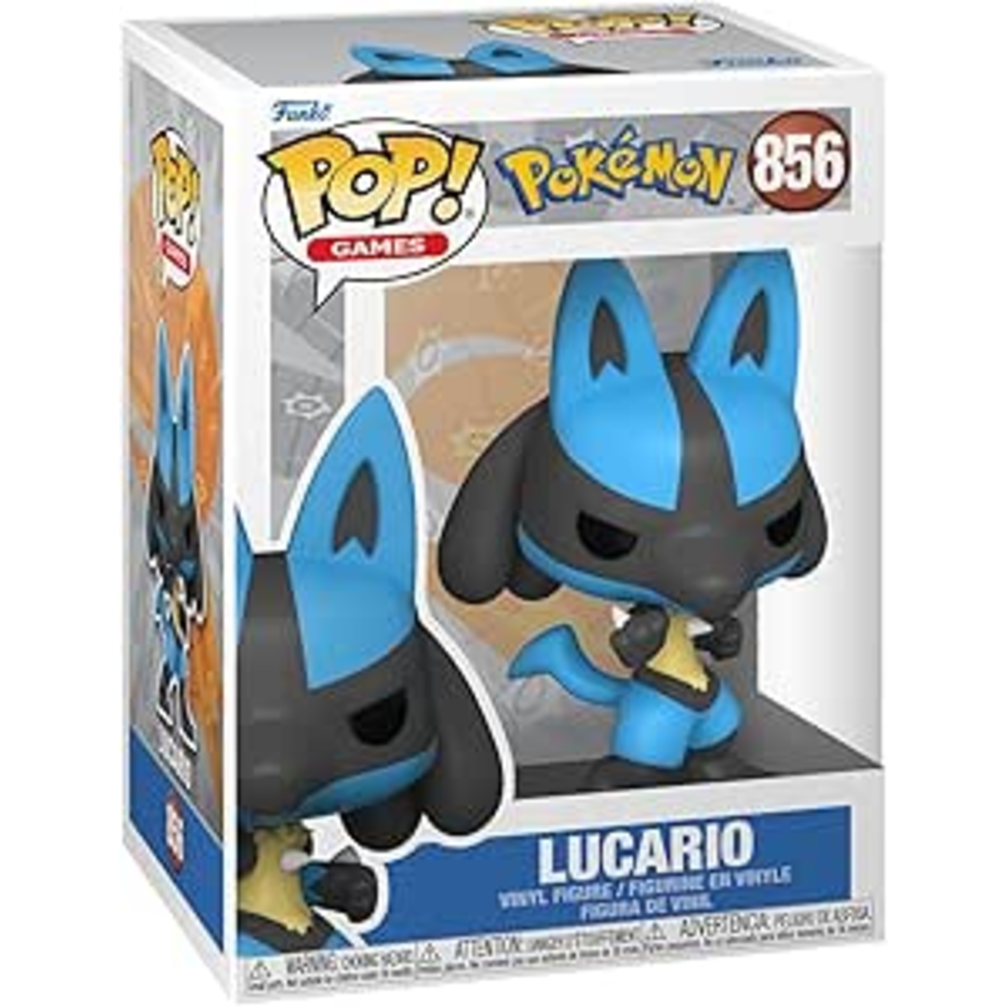 Funko pop - pokémon - lucario - 856 - POKEMON