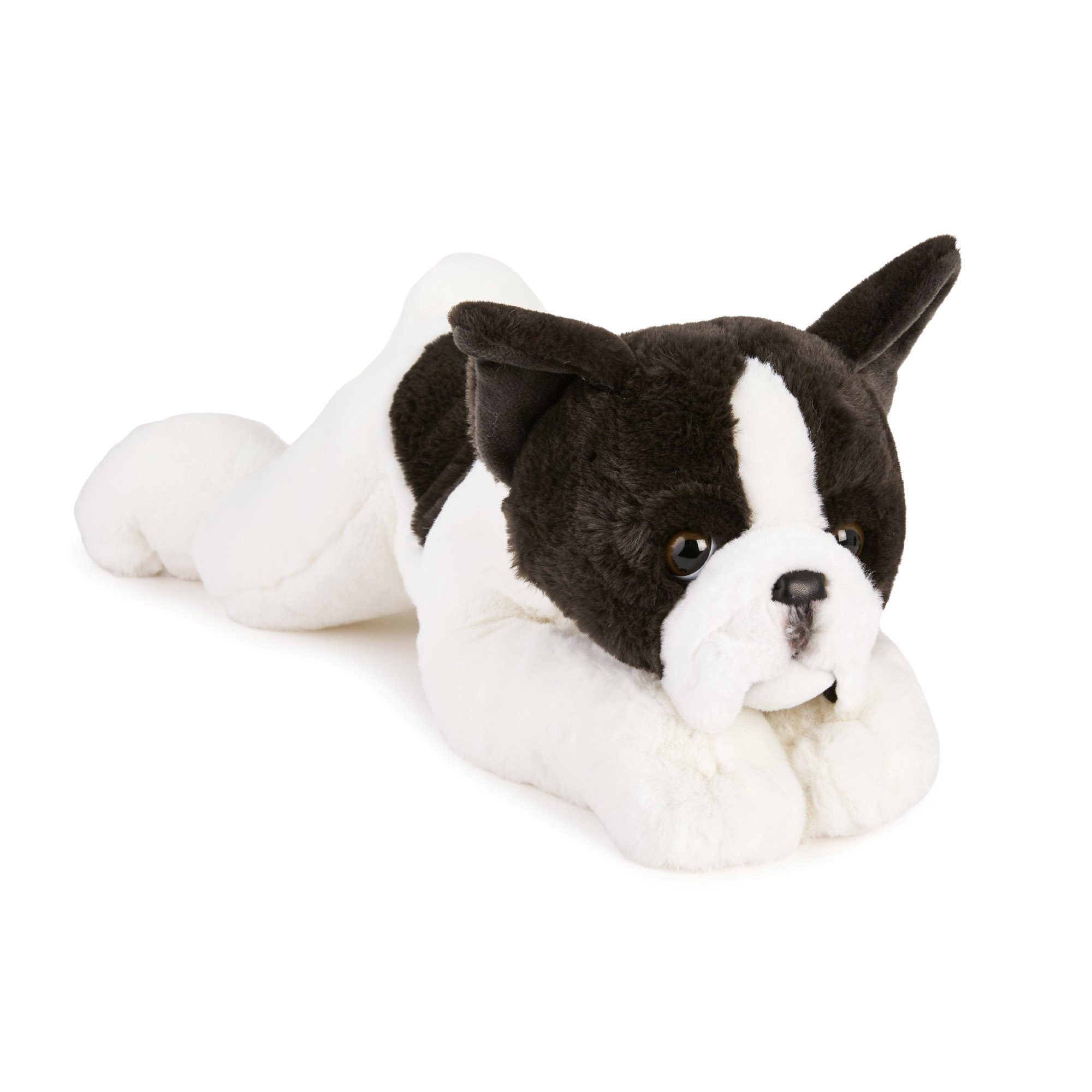 Peluche bulldog francese con dettagli realistici, 56 cm - FAO Schwarz