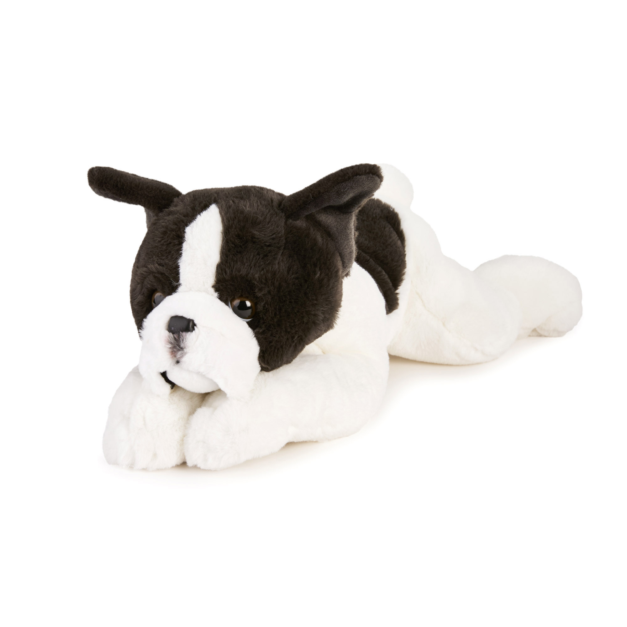 Peluche bulldog francese con dettagli realistici, 56 cm - FAO Schwarz