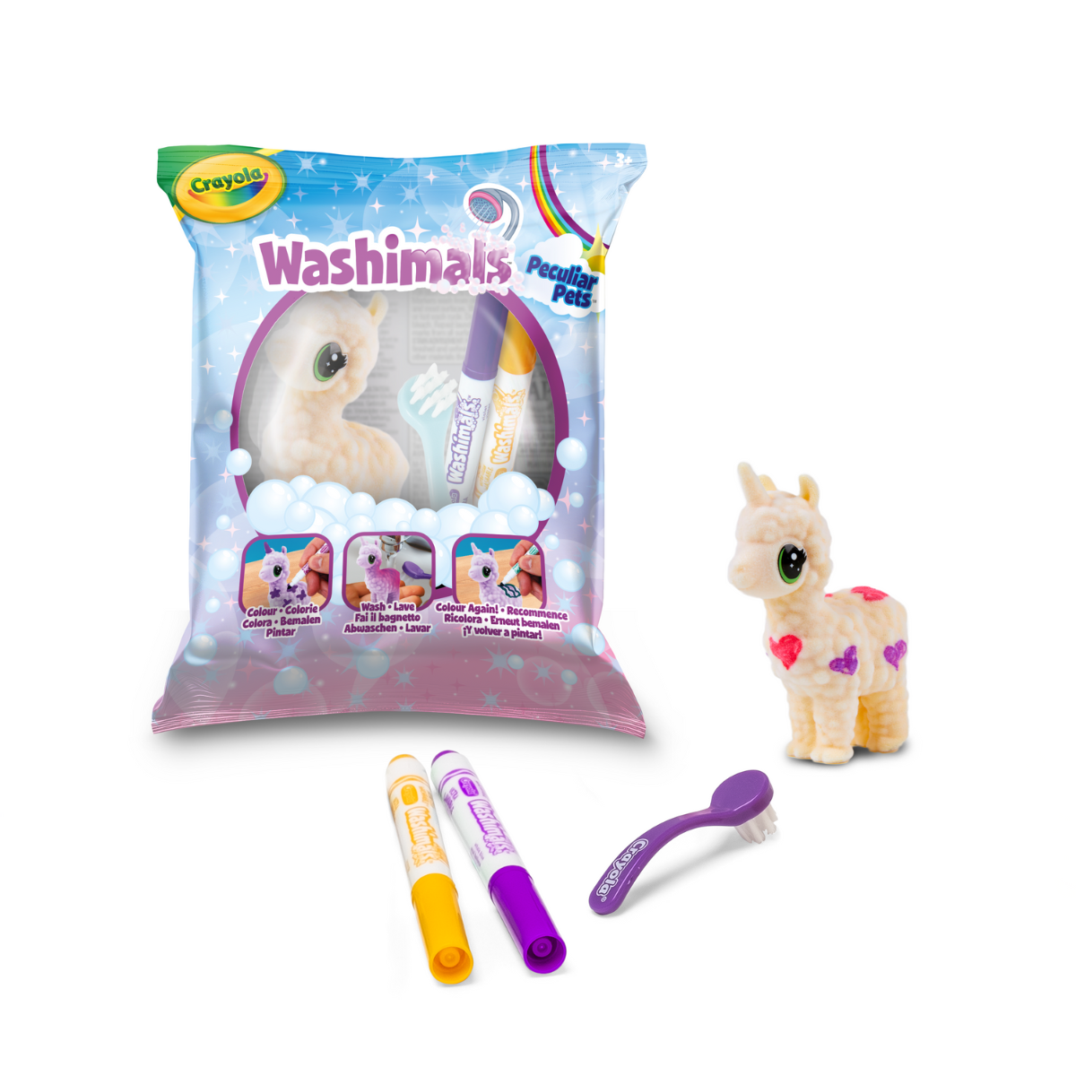 Crayola washimals pastel peculiar pets - mini buste collezionabili - CRAYOLA