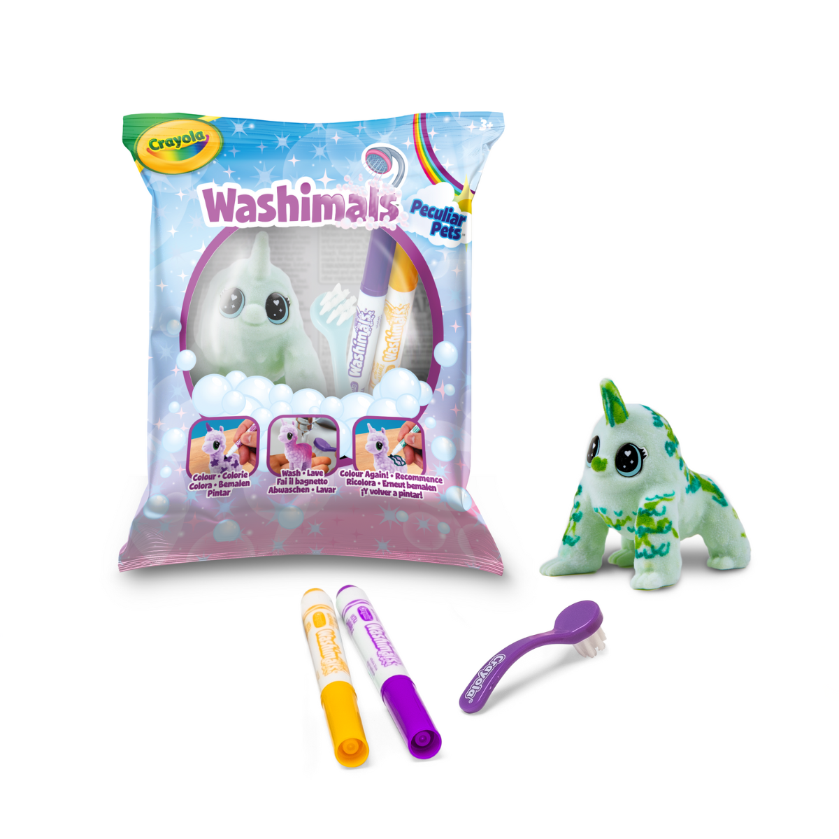 Crayola washimals pastel peculiar pets - mini buste collezionabili - CRAYOLA