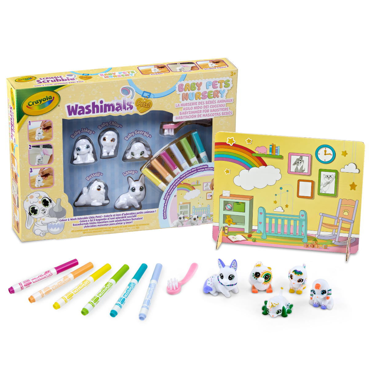 Crayola washimals baby pets nursery - l'asilo nido dei cuccioli - CRAYOLA