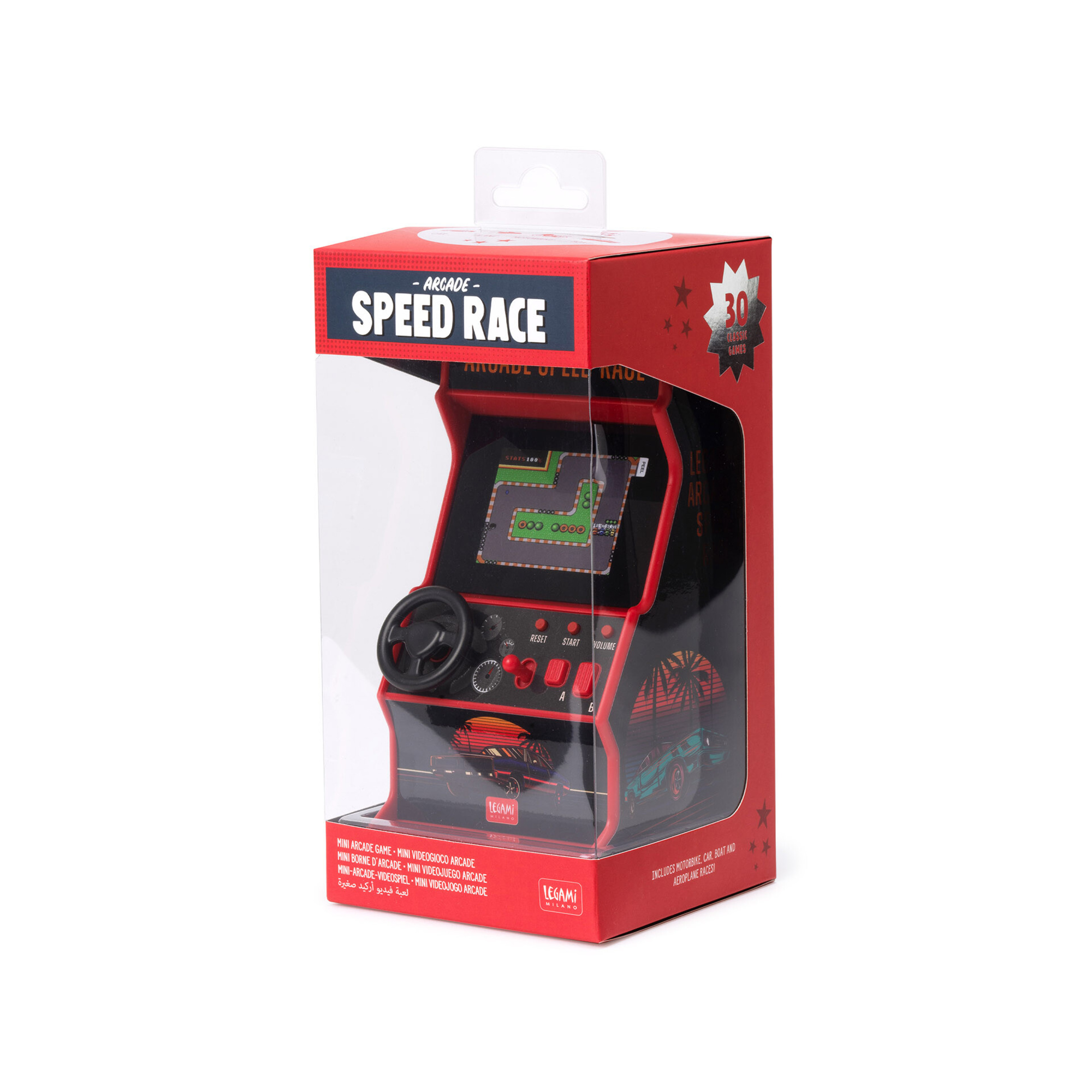 Mini videogioco arcade - speed race - vintage memories - LEGAMI