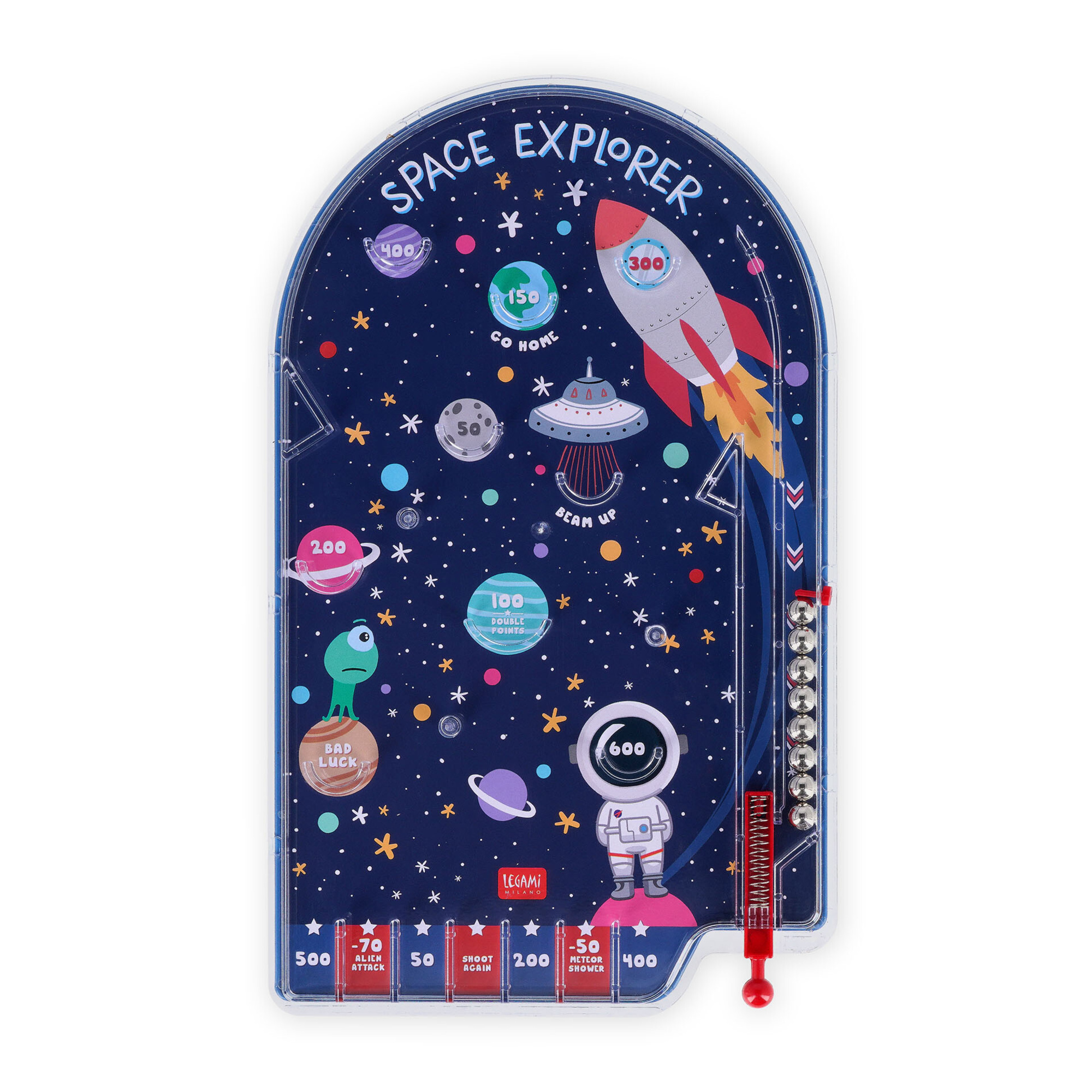 Flipper portatile - mini pinball - space - wonderland - LEGAMI