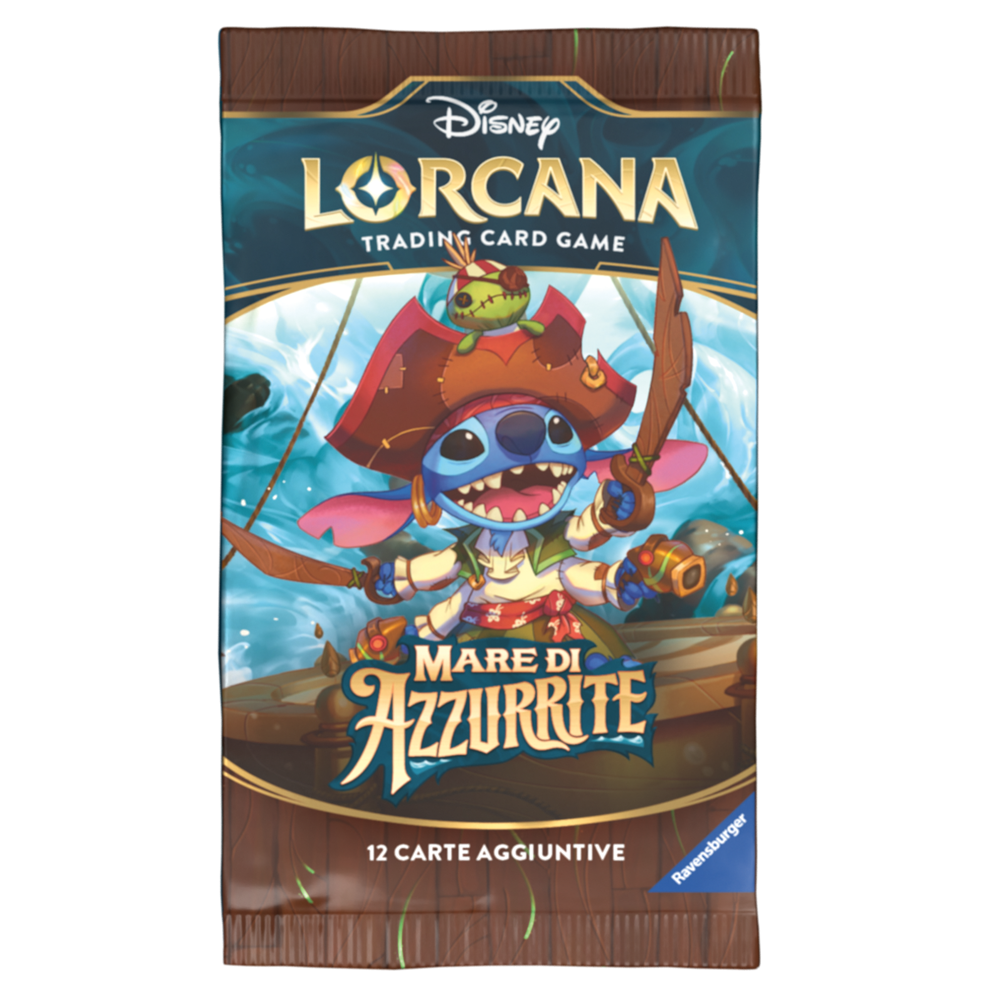 Disney lorcana – mare di azzurrite – bustina da 12 carte – 8+ anni - RAVENSBURGER, Disney, Lorcana