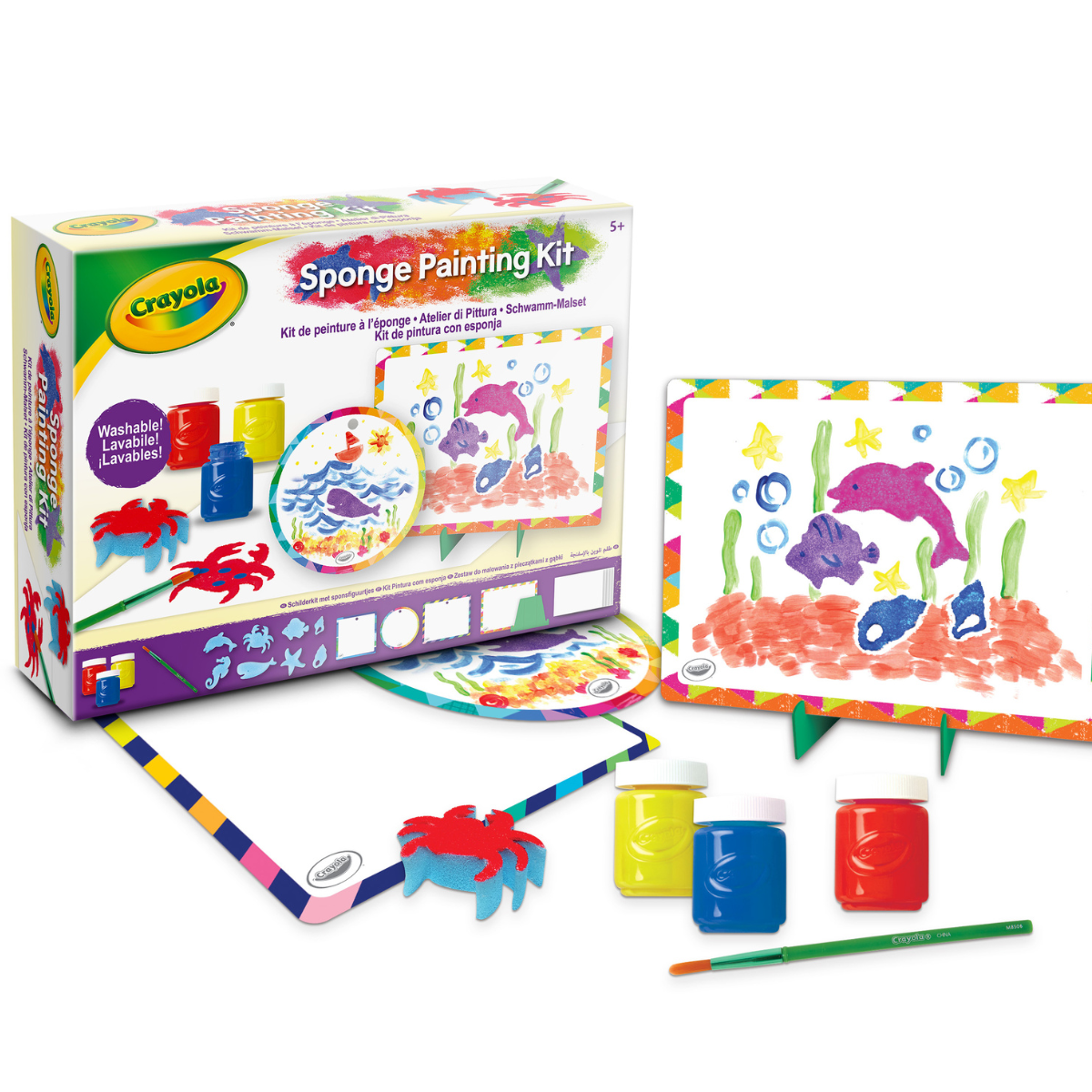 Crayola set atelier di pittura - dipingi con tempere lavabili, attività creativa per bambini - CRAYOLA