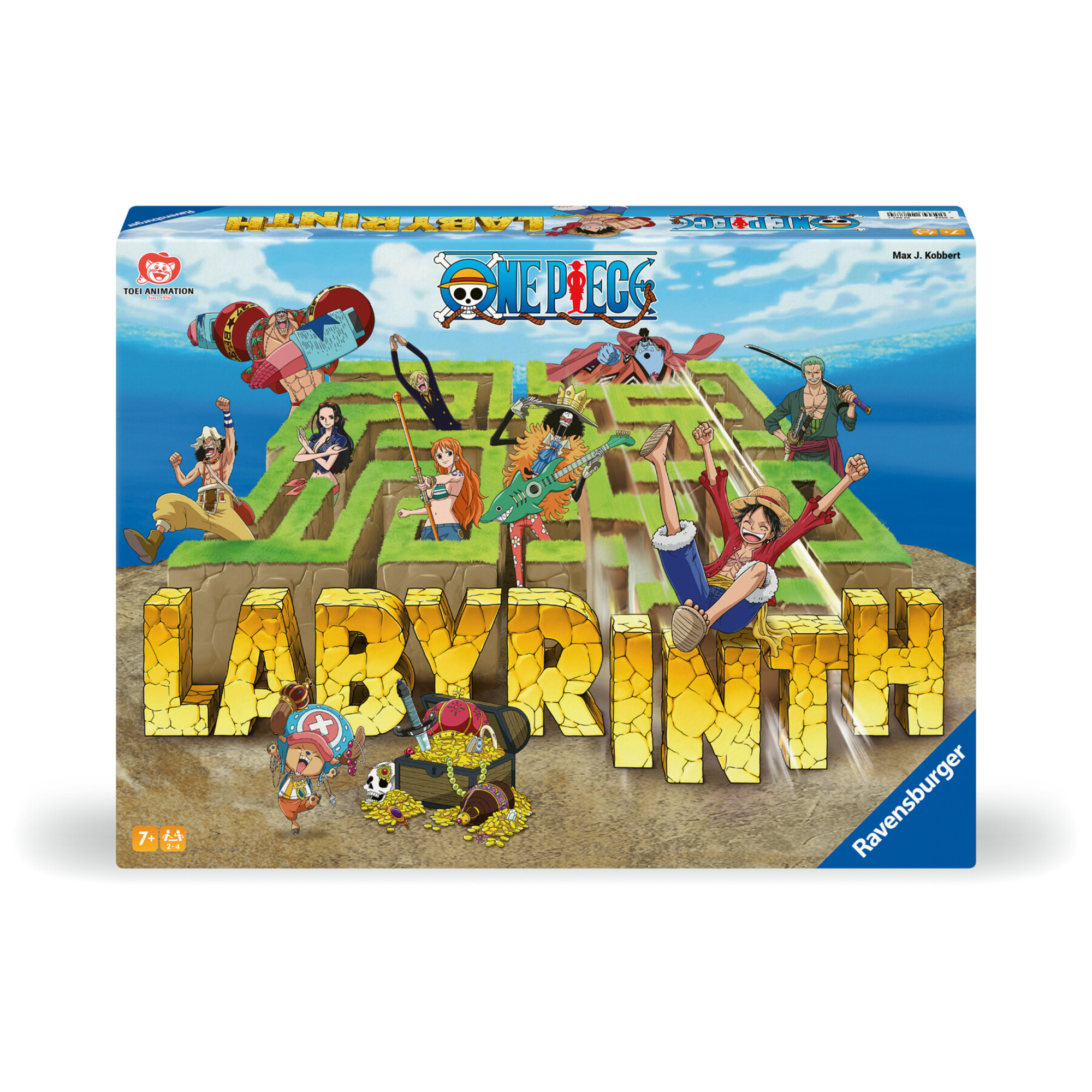 Labirinto one piece, gioco da tavolo, da 2 a 4 giocatori, 7+ anni - ravensburger - RAVENSBURGER