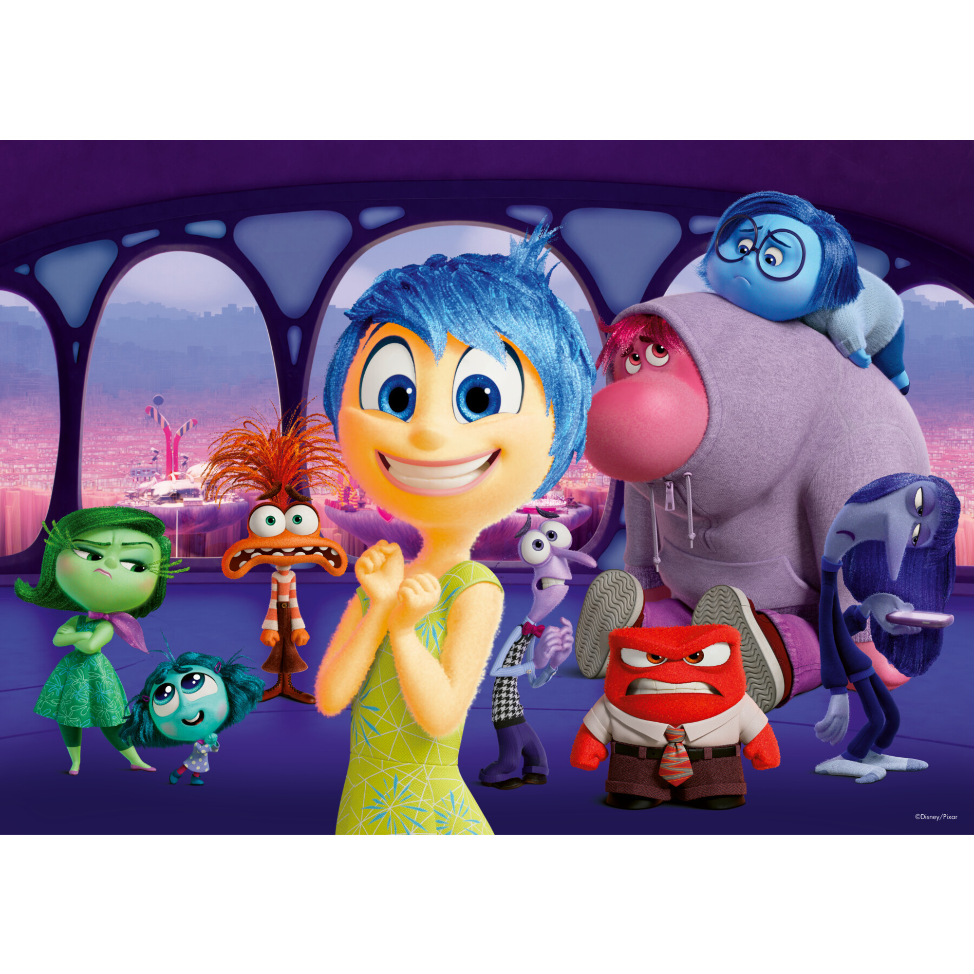 Puzzle inside out 2, nuove emozioni, collezione 60 giant pavimento, 60 pezzi, età raccomandata 4+ an - ravensburger - INSIDE OUT