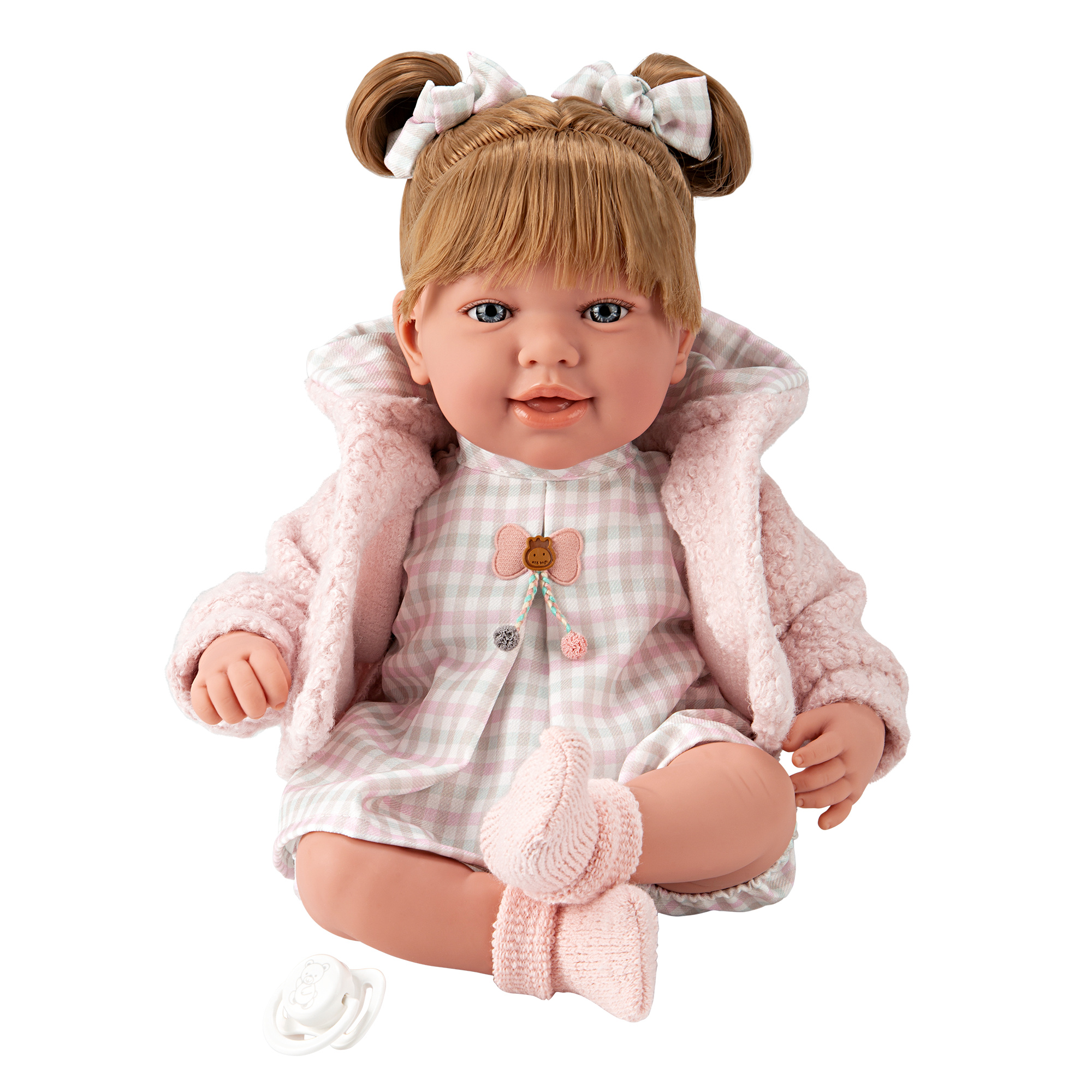 Bambola isabel - rosa - 45 cm - LOVE BEBE', LOVE BEBE' PREMIUM