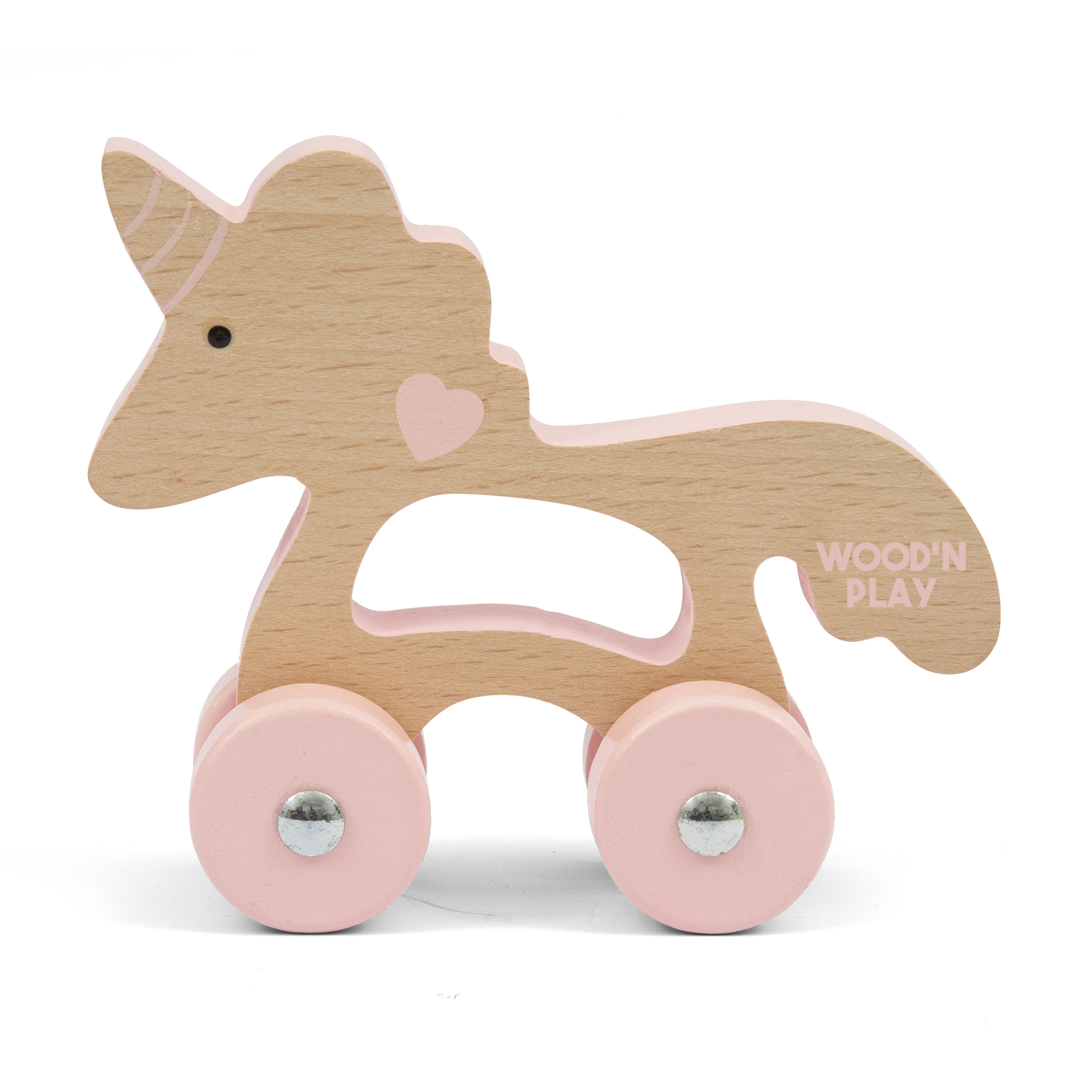 Animaletti su ruote in legno assortiti - wood "n" play - WOOD 'N' PLAY