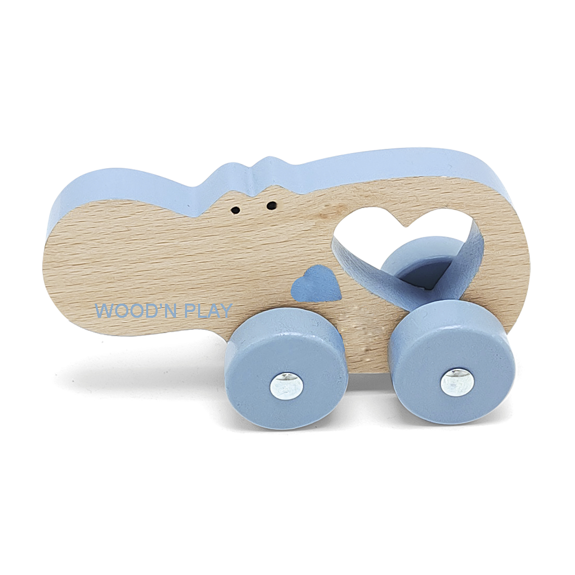 Animaletti su ruote in legno assortiti - wood "n" play - WOOD 'N' PLAY