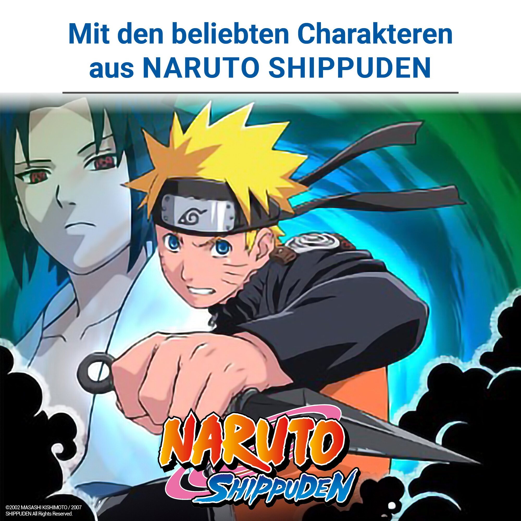 Naruto push, gioco di carte per tutta la famiglia, 8+ anni - ravensburger - RAVENSBURGER