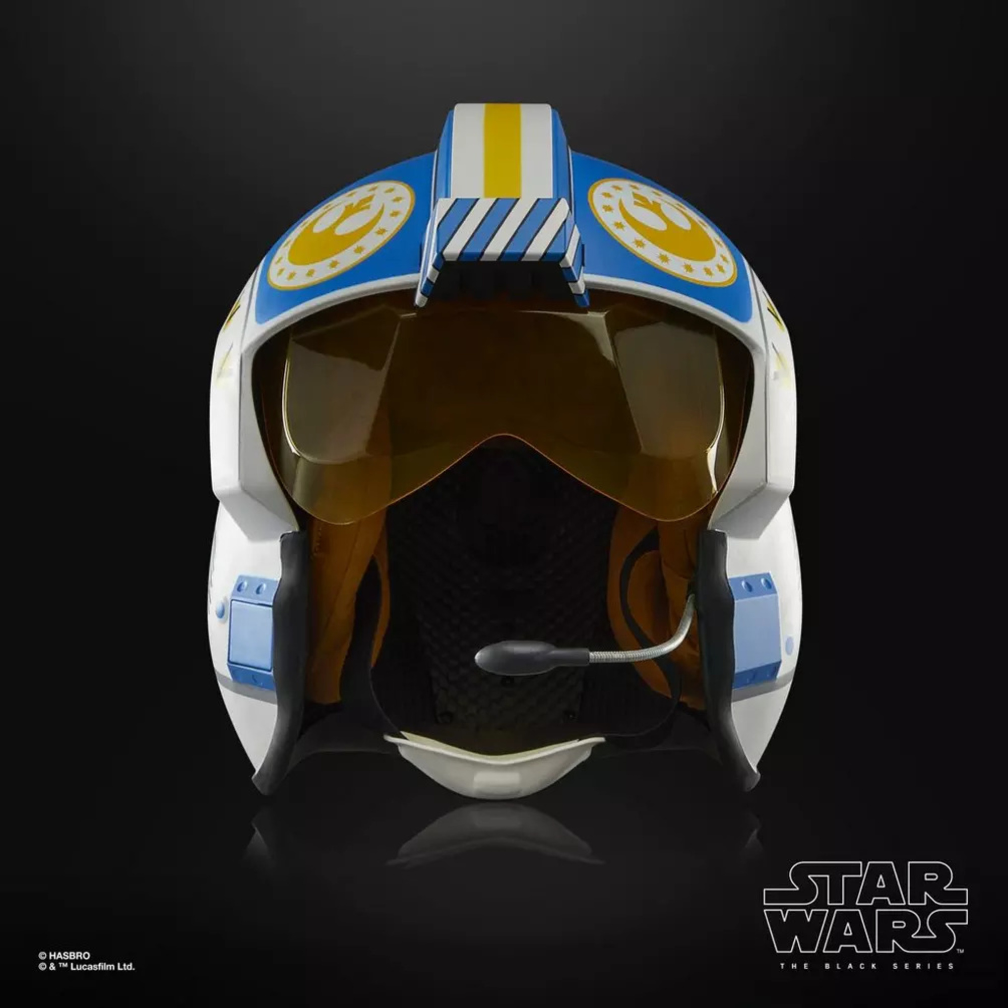 Casco elettronico star wars the black series di carson teva - dettagli e suoni realistici - perfetto da collezione - Star Wars