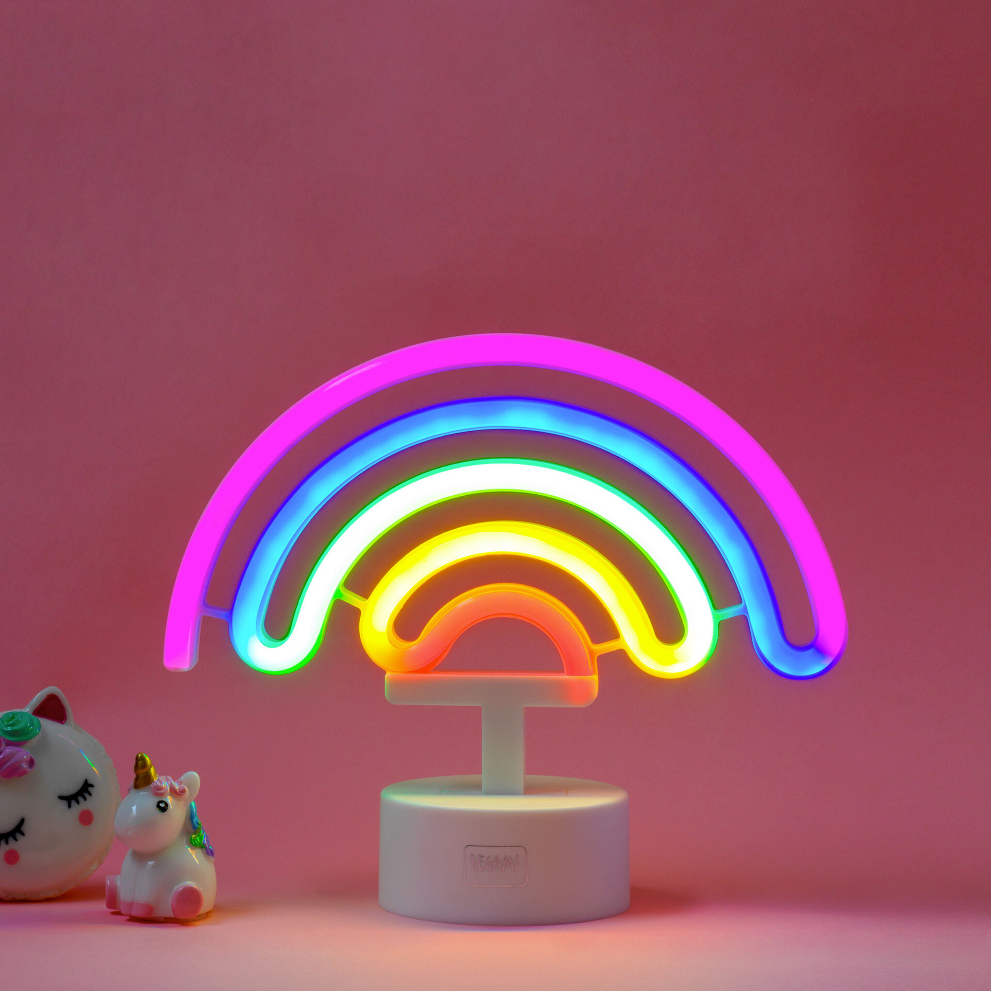 Lampada led effetto neon arcobaleno - it's a sign - home sweet home - LEGAMI