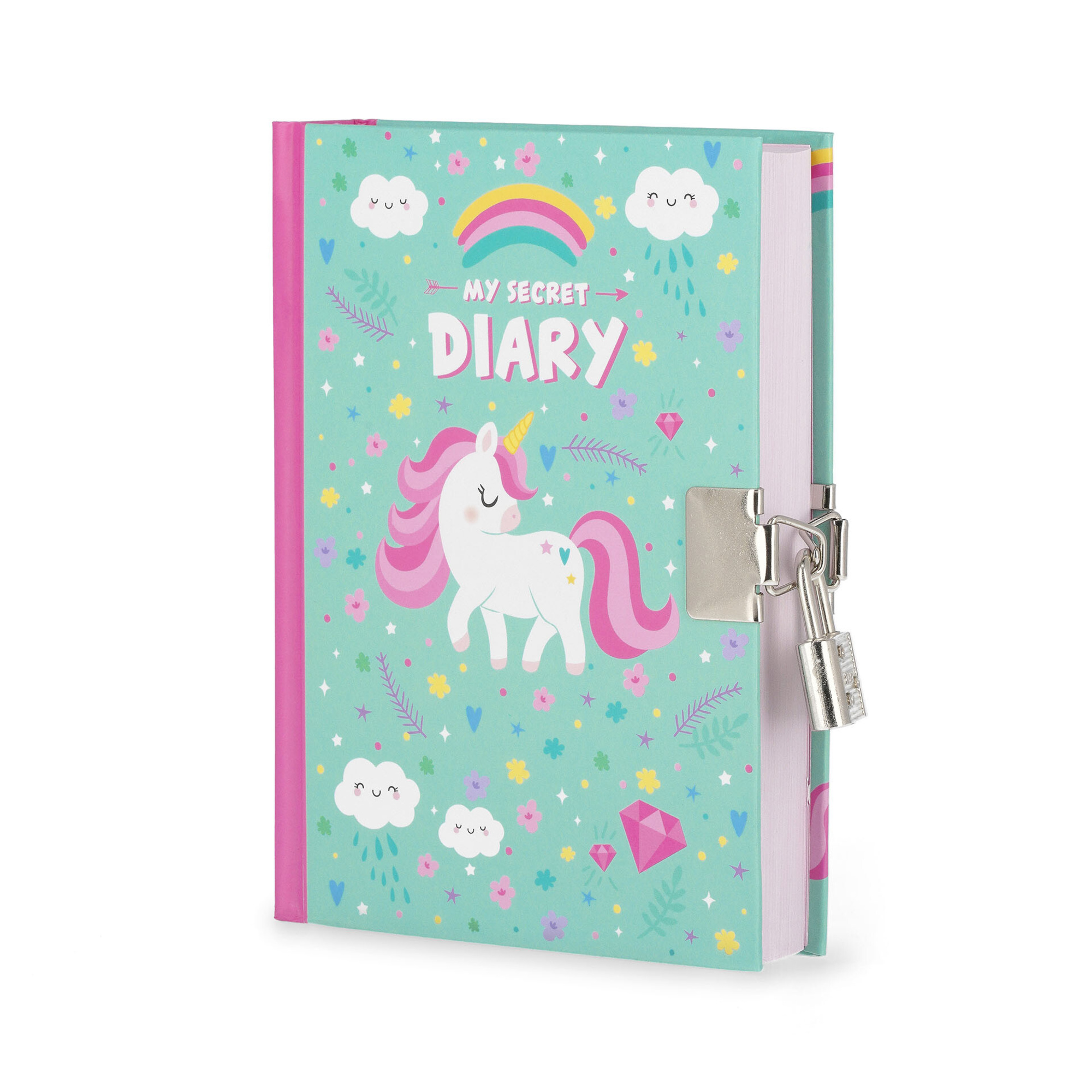 Diario segreto con lucchetto  unicorno - my secret diary - wonderland - LEGAMI