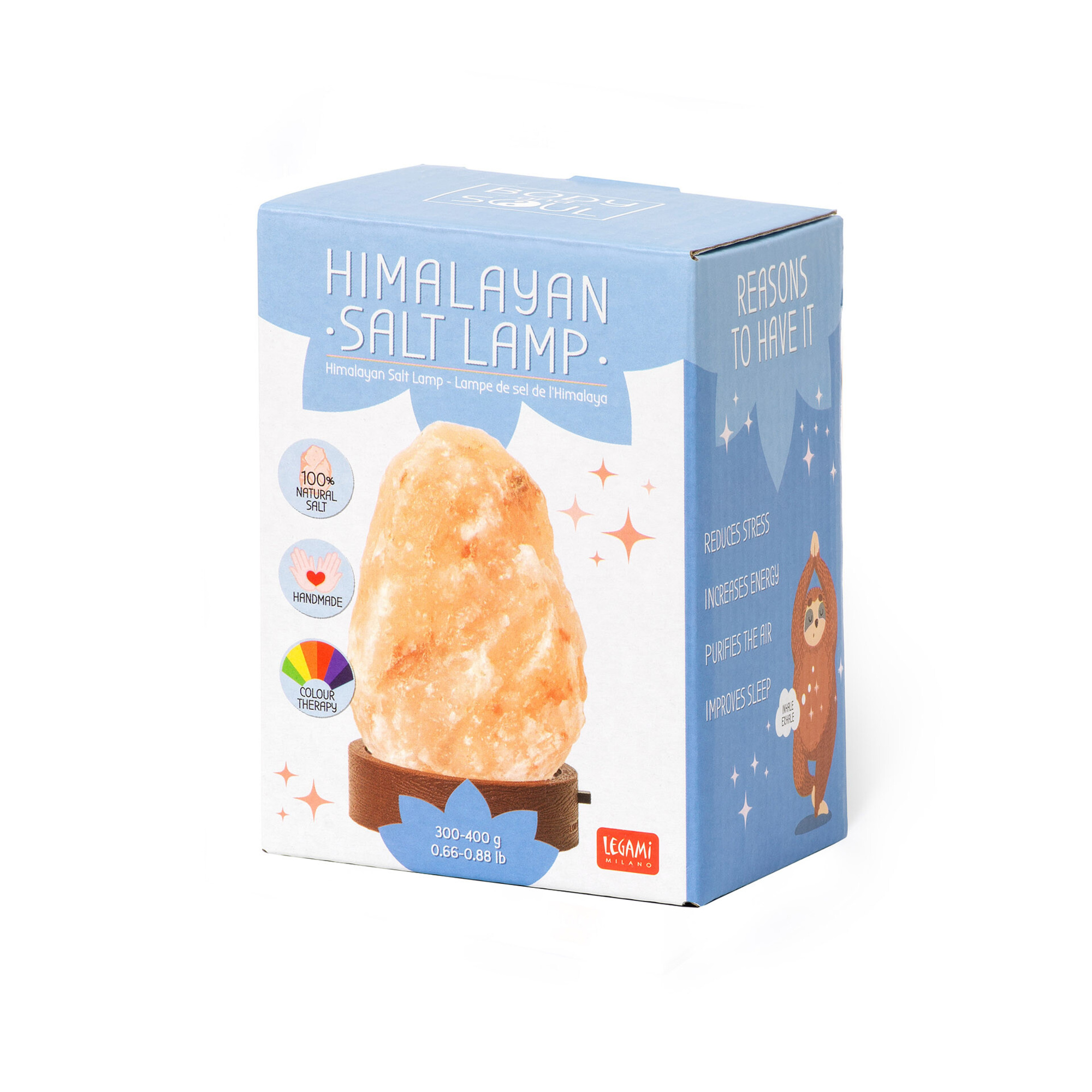 Lampada di sale dell'himalaya - mini - body & soul - LEGAMI