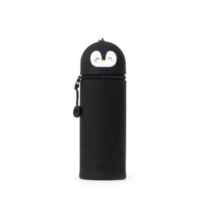 Astuccio 2 in 1 in morbido silicone pinguino - kawaii - extraordinary stationery - LEGAMI