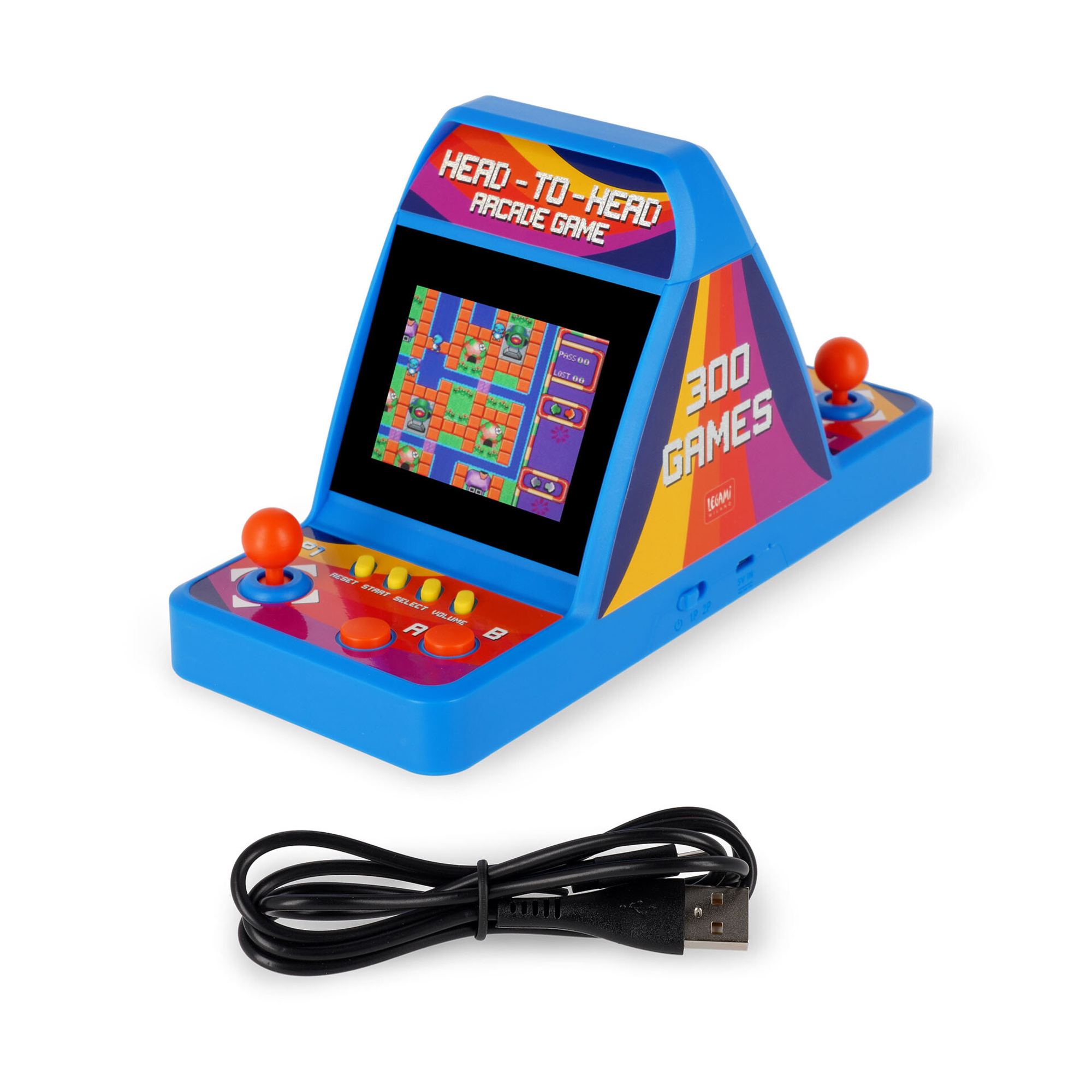 Mini videogioco arcade a due giocatori - vintage memories - LEGAMI