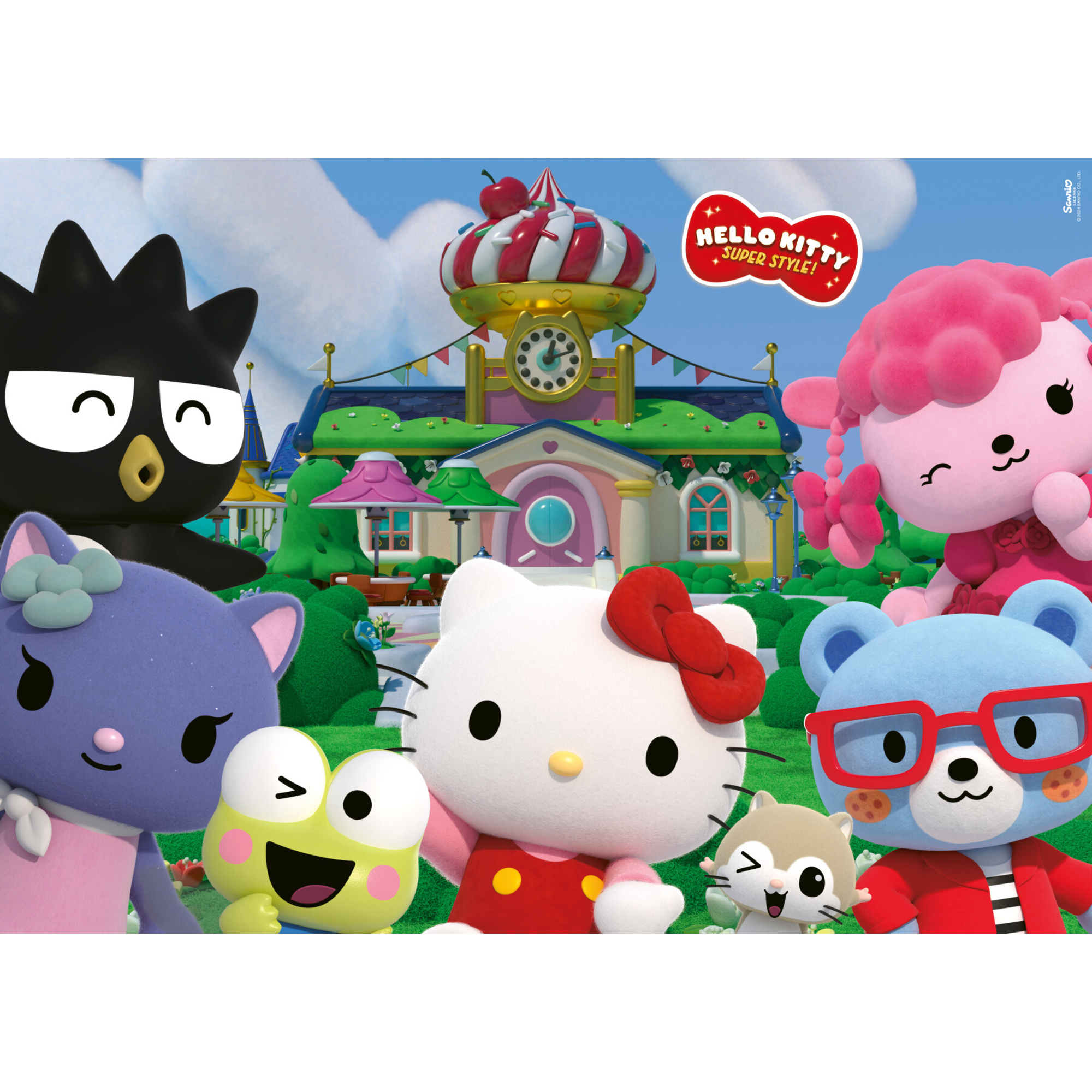 Puzzle hello kitty, collezione 24 giant pavimento, 24 pezzi, età raccomandata 3+ anni - ravensburger - Hello Kitty